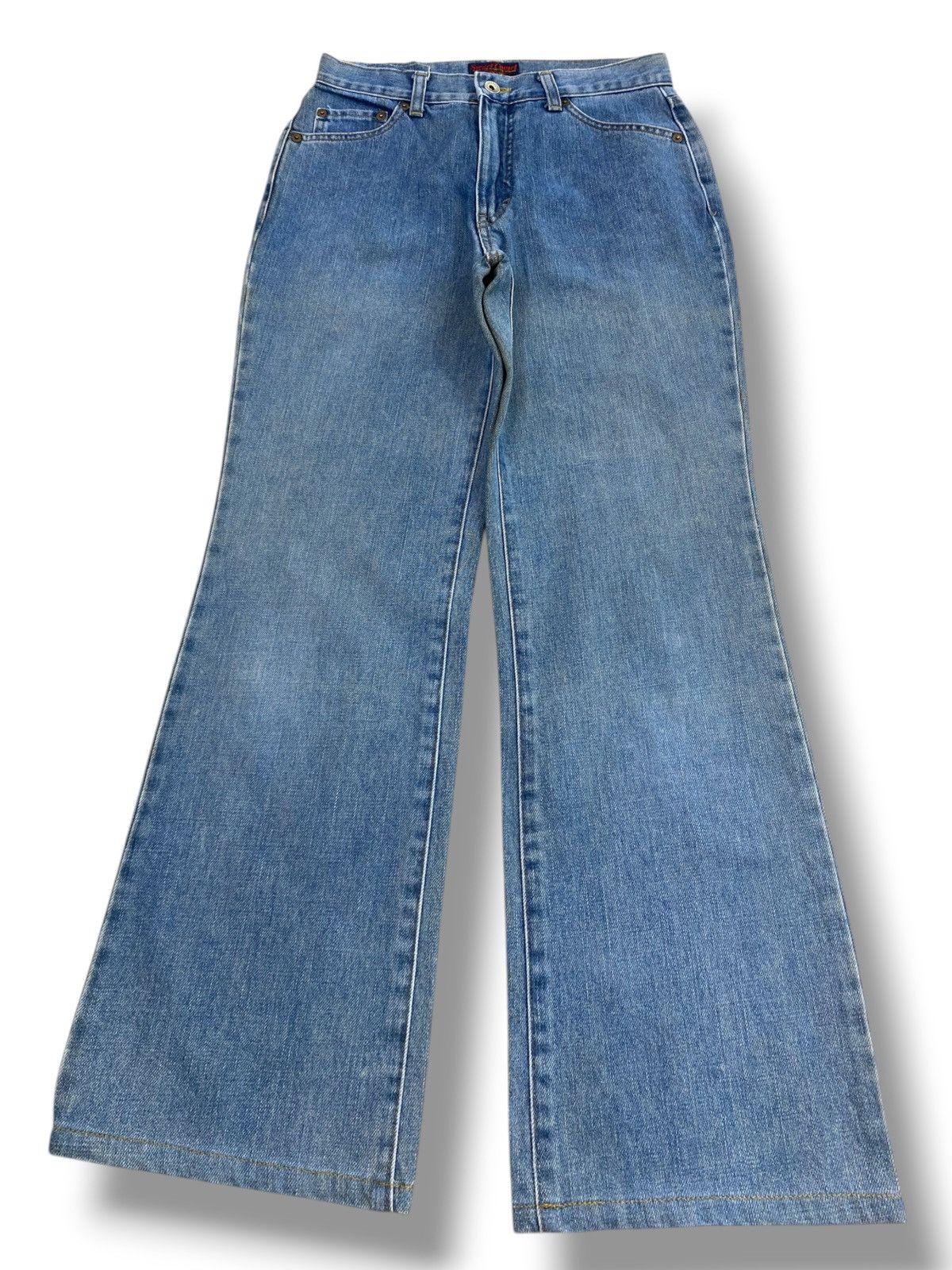Sweet Camel Brand Light Mud Wash Style Bootcut Jeans