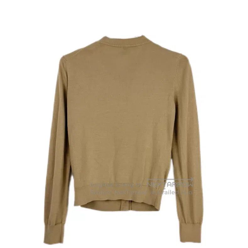 Hermes Hermes Khaki Metal Pig Nose Cardigan Size XS / US 0-2 / IT 36-38 - 2 Thumbnail