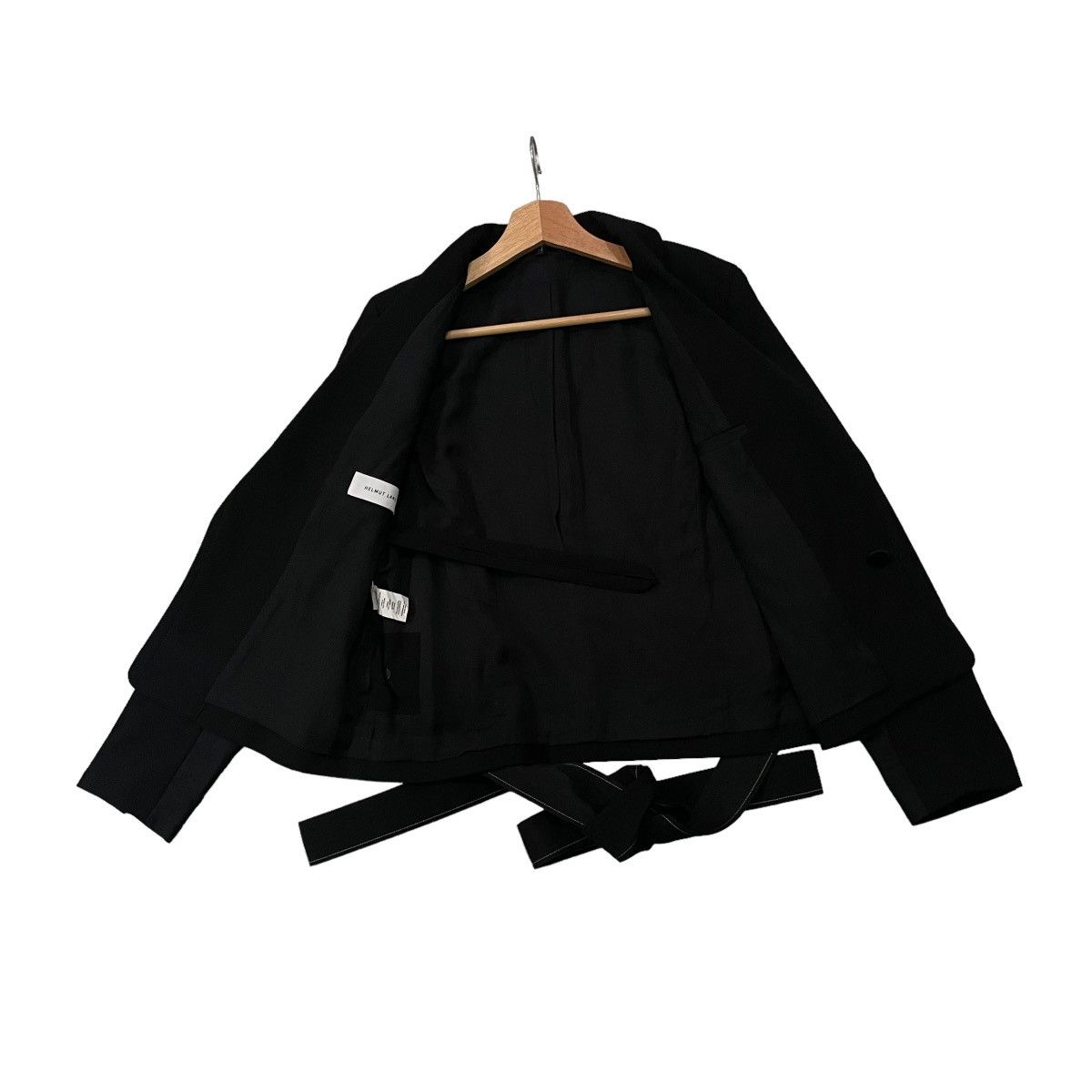 Helmut Lang Helmut Lang Belted Buttonless Fashion Jacket Size M / US 6-8 / IT 42-44 - 17 Thumbnail