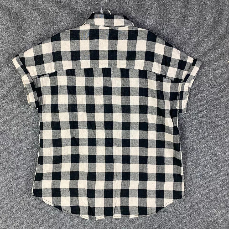 Other Beach Lunch Lounge Button Up Top Women's Large Half Sleeve Size L / US 10 / IT 46 - 7 Thumbnail