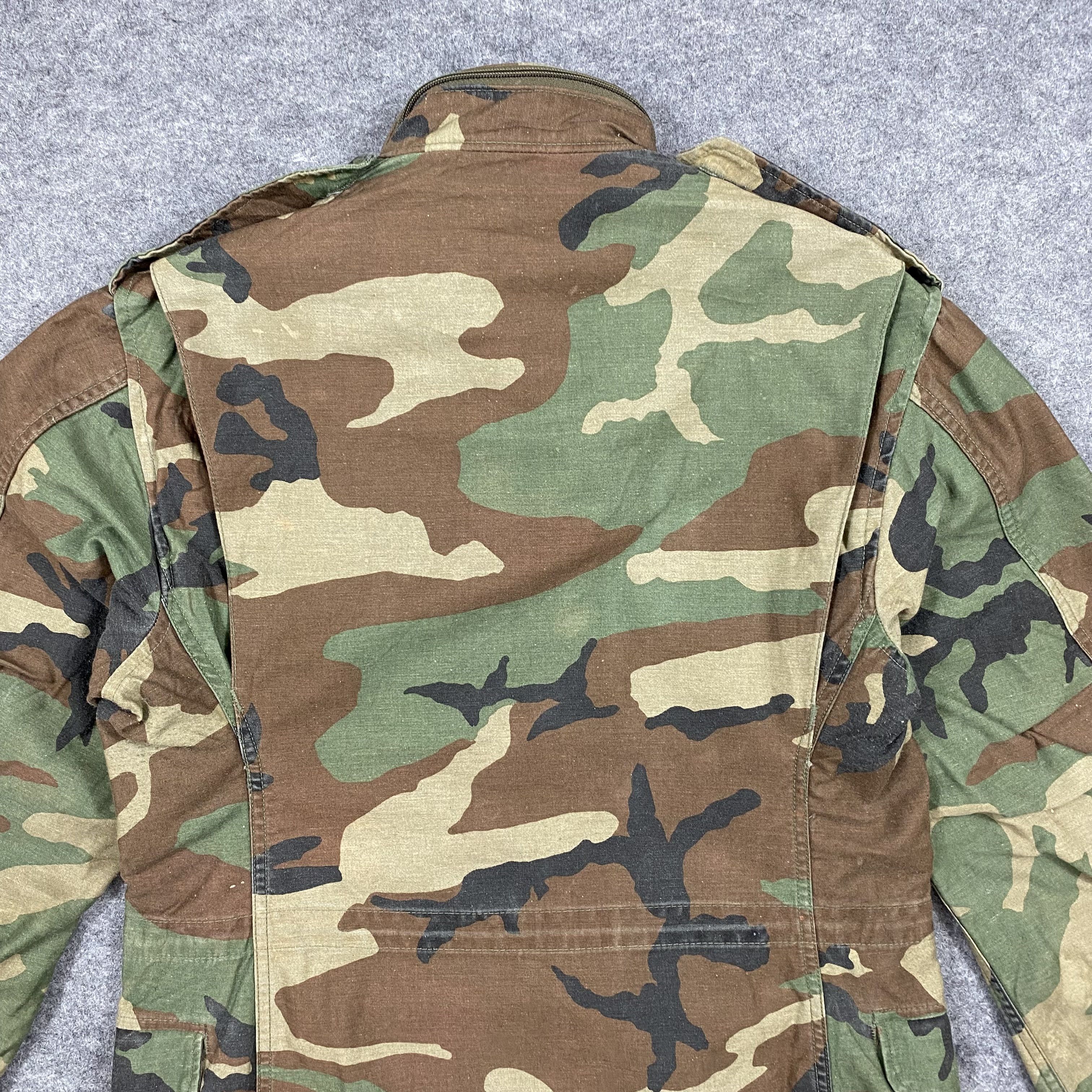 Vintage Vintage 1991 US Army M-65 Field Jacket Woodland Camo-J666 Size US M / EU 48-50 / 2 - 11 Thumbnail