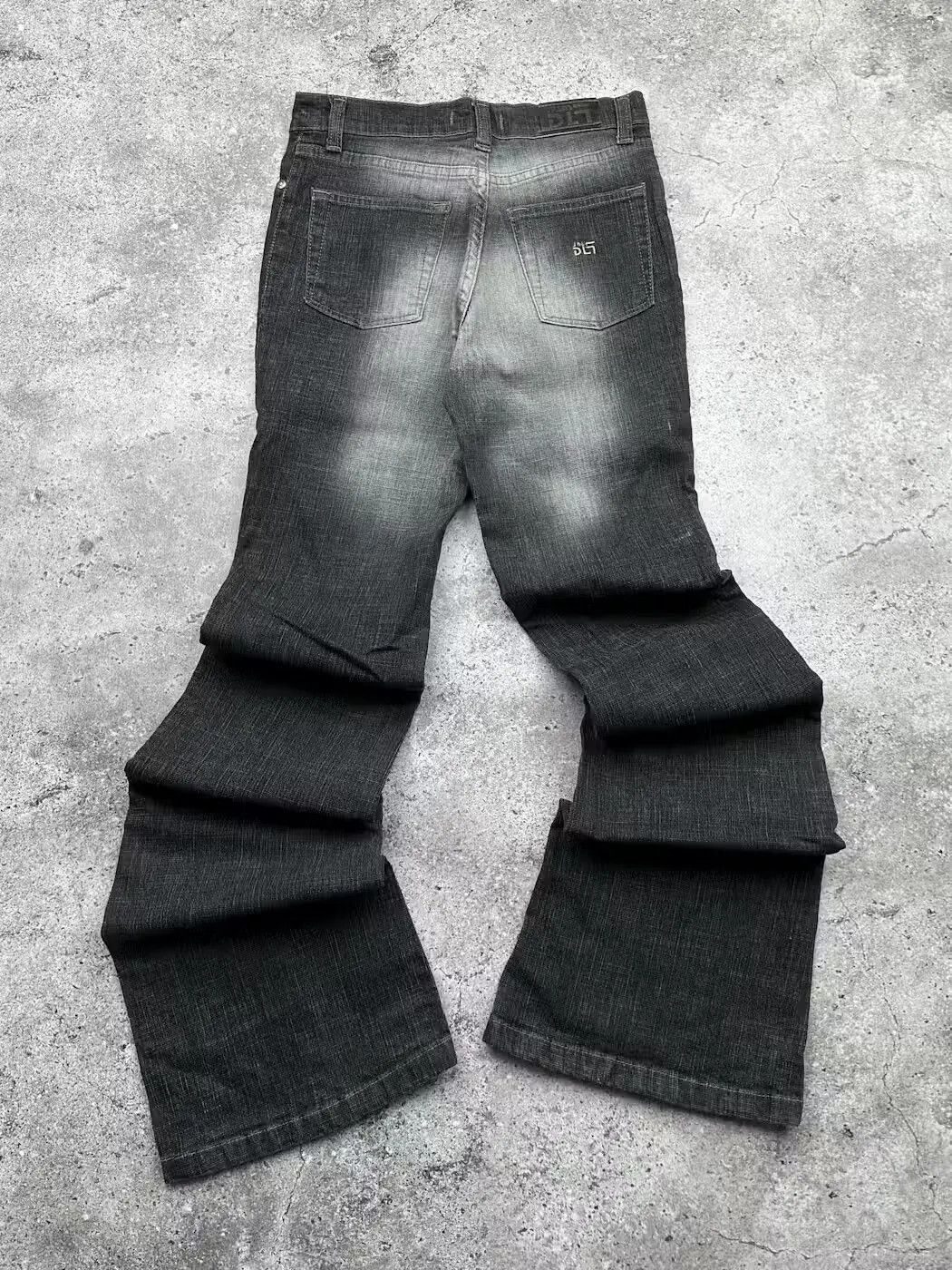 Japanese Brand Vintage Faded Flare Jeans C550(V213) Size 26" / US 2 / IT 38 - 5 Thumbnail