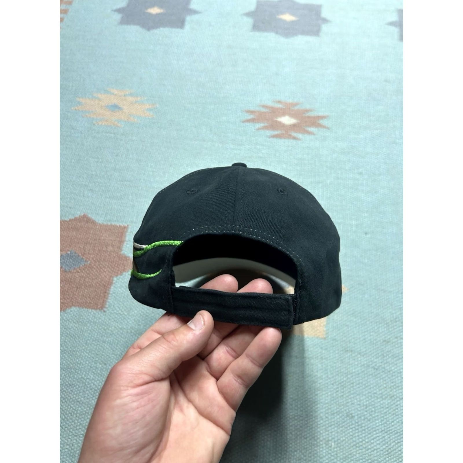 John Deere John Deere strapback hat cap camo flames farm tractor black adjustable tribal Mens Cap/Hat Size ONE SIZE - 6 Thumbnail