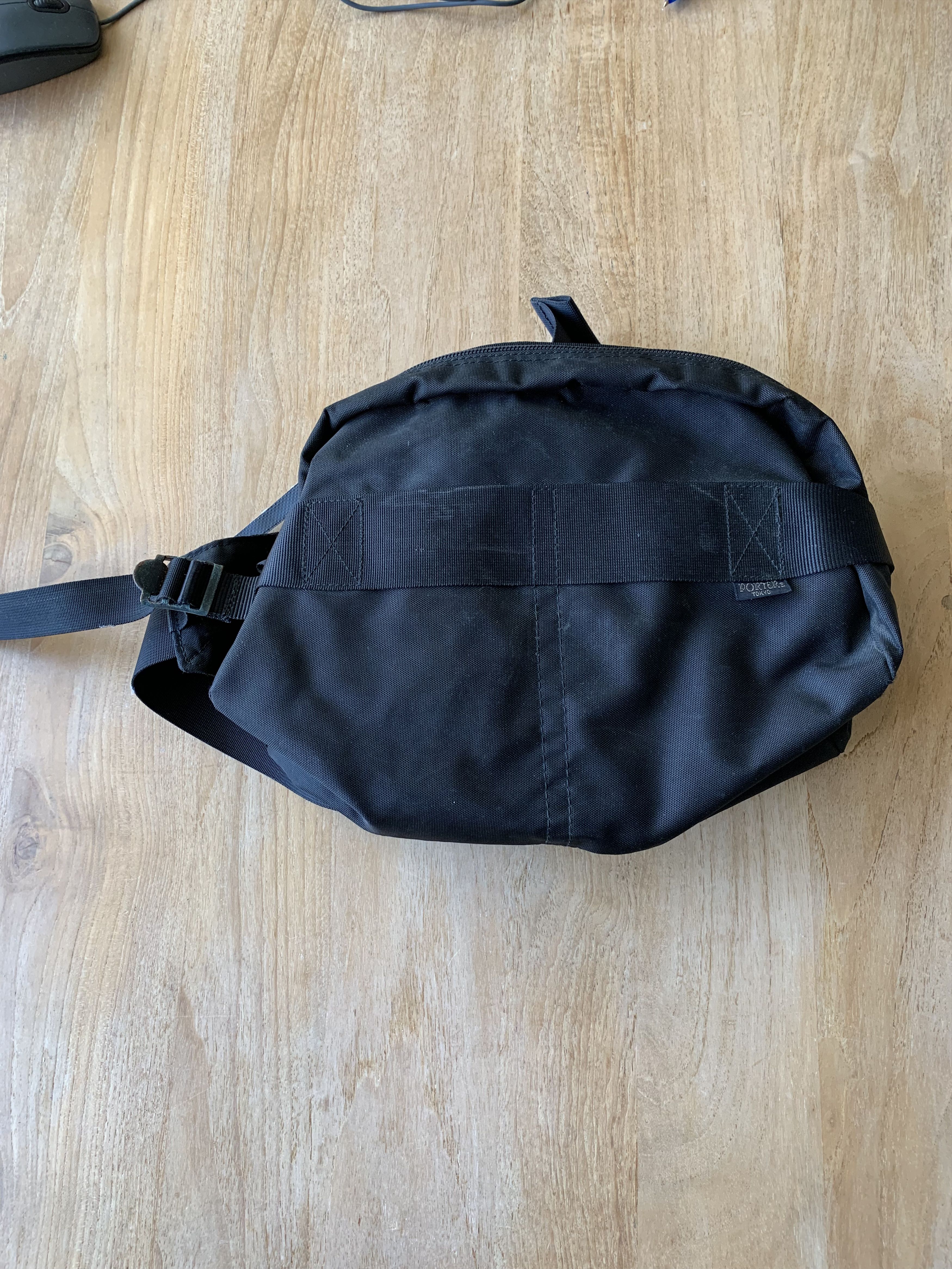 Porter HEAD PORTER BLACK BEAUTY DOTS WAIST BAG | Grailed
