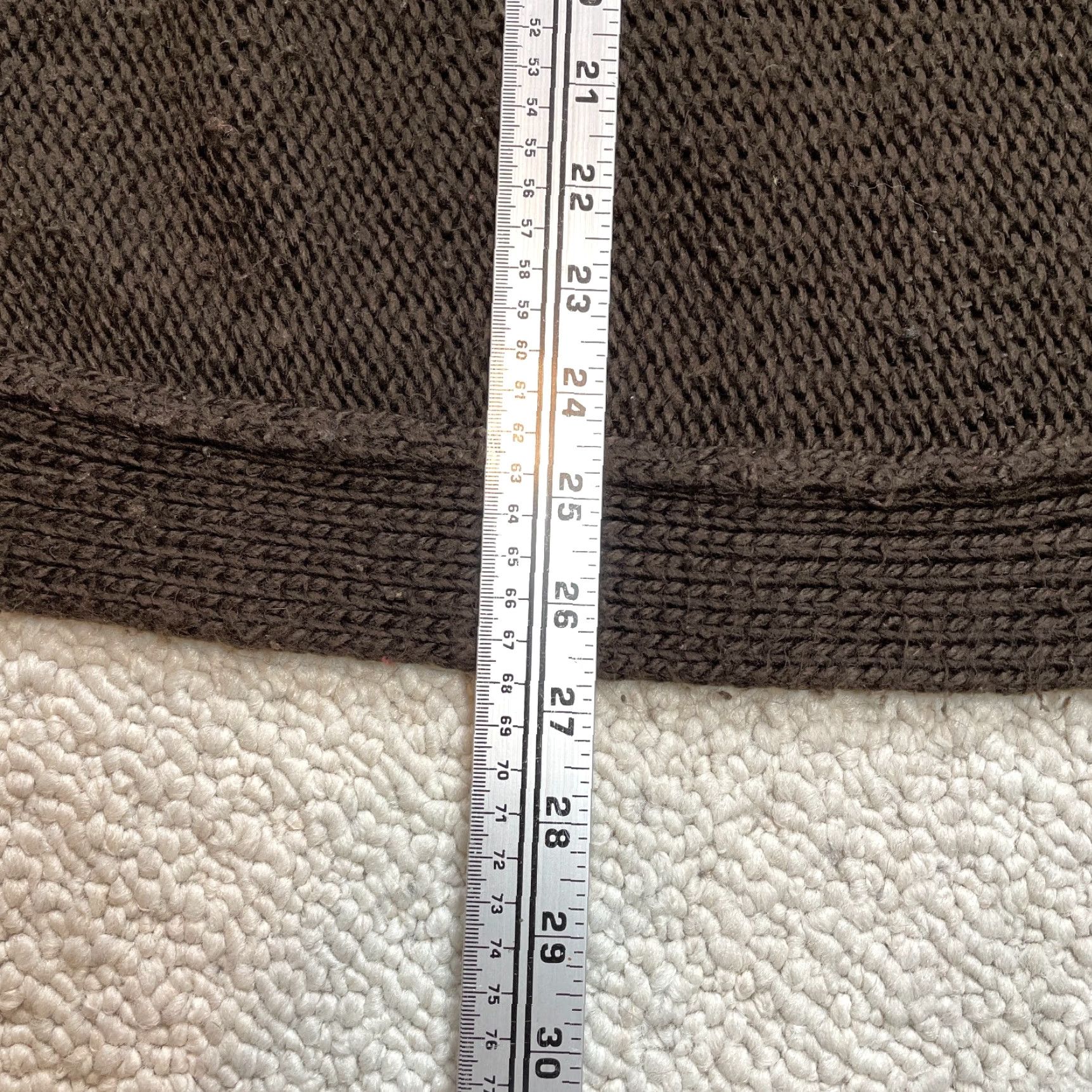 Vintage Tahari Cardigan Sweater Womens L Brown Long Open Front Knit Soft Size L / US 10 / IT 46 - 3 Thumbnail