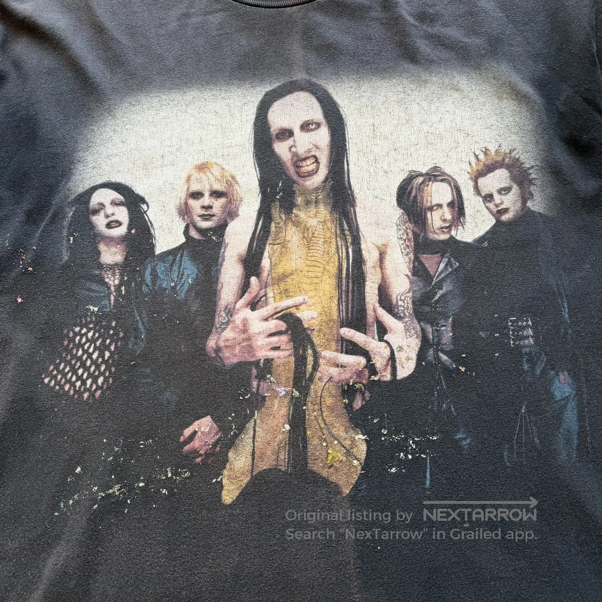 Vintage Vintage Marilyn Manson 00s Tee. Size US L / EU 52-54 / 3 - 4 Thumbnail
