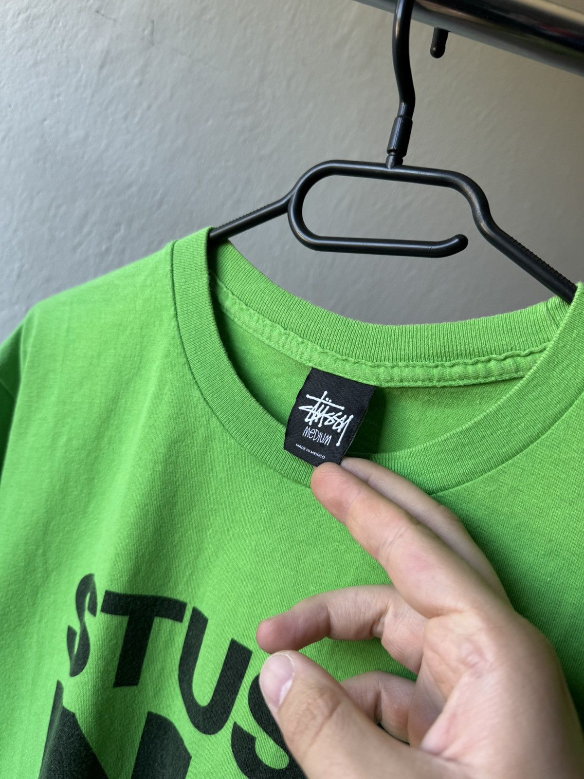 Stussy Stussy No.4 Tee "Kelly" Green y2k logo 00s M skate Size US M / EU 48-50 / 2 - 3 Thumbnail