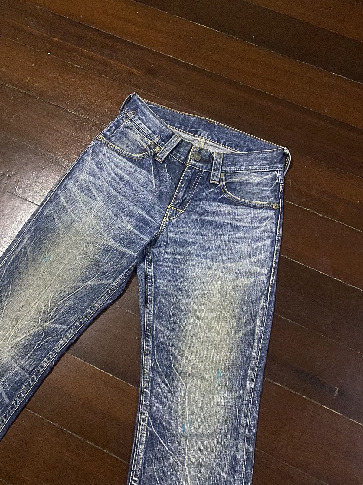 Levi's Fire 🔥 LEVIS 502 mud wash dirty distressed claw mark Size US 32 / EU 48 - 16 Thumbnail
