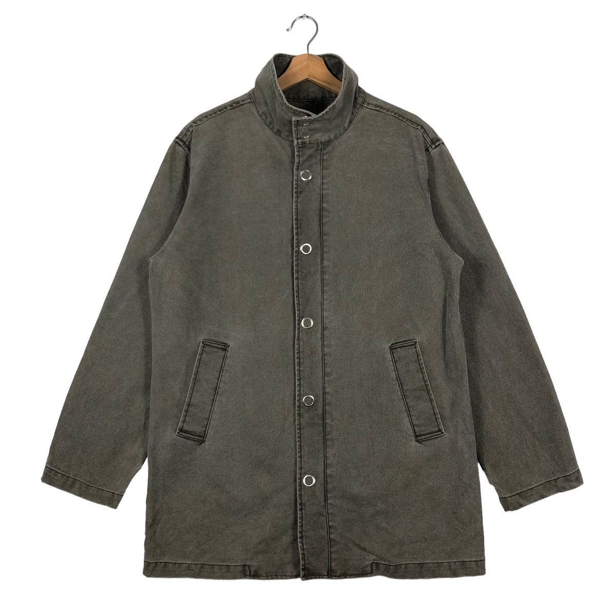 Japanese Brand 🔥Work Jacket Button Snap Spinash Issey Miyake Size US L / EU 52-54 / 3 - 1 Thumbnail
