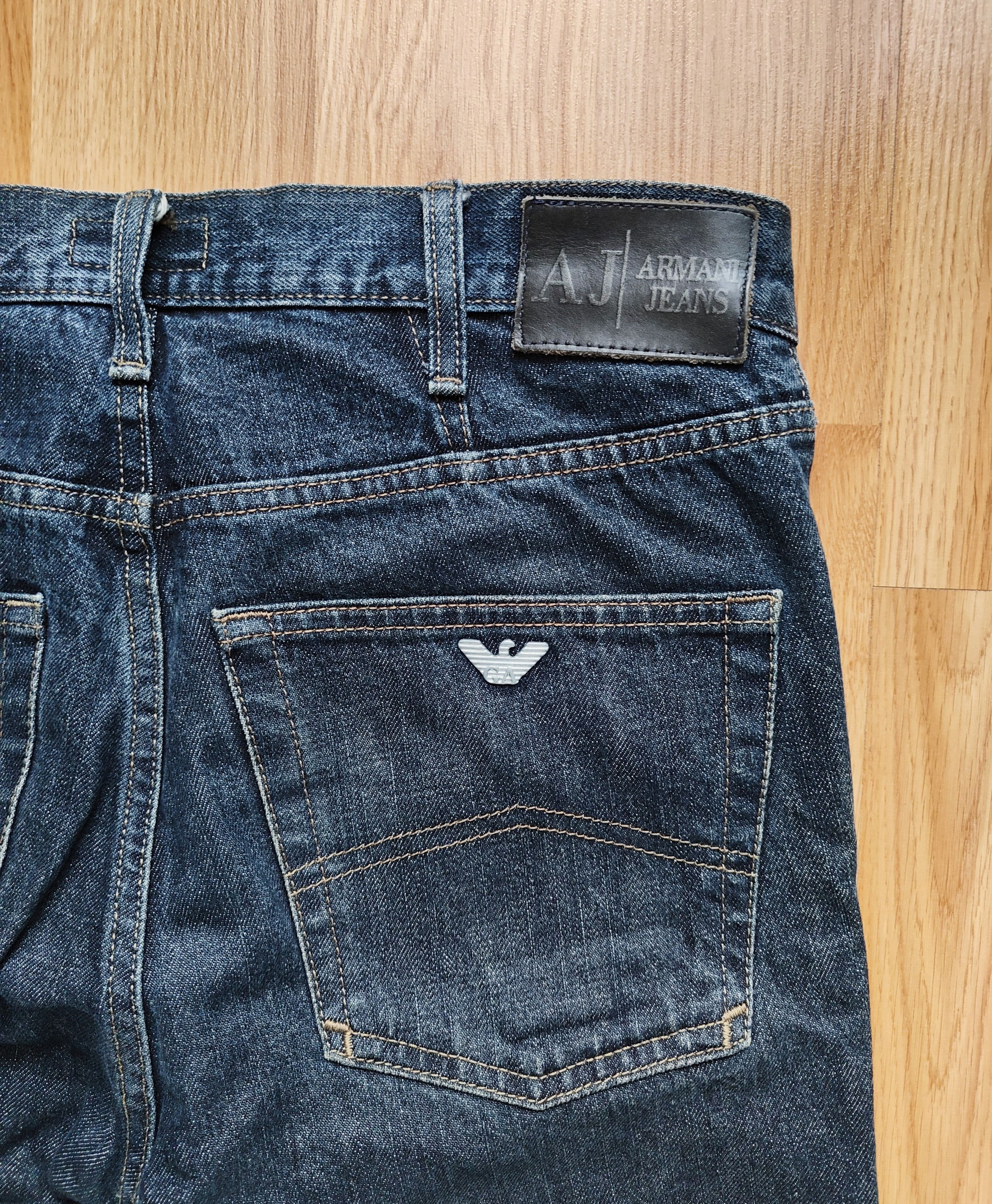 Giorgio Armani Vintage Armani Jeans Indigo 008 Series giorgio armani Size US 32 / EU 48 - 1 Thumbnail
