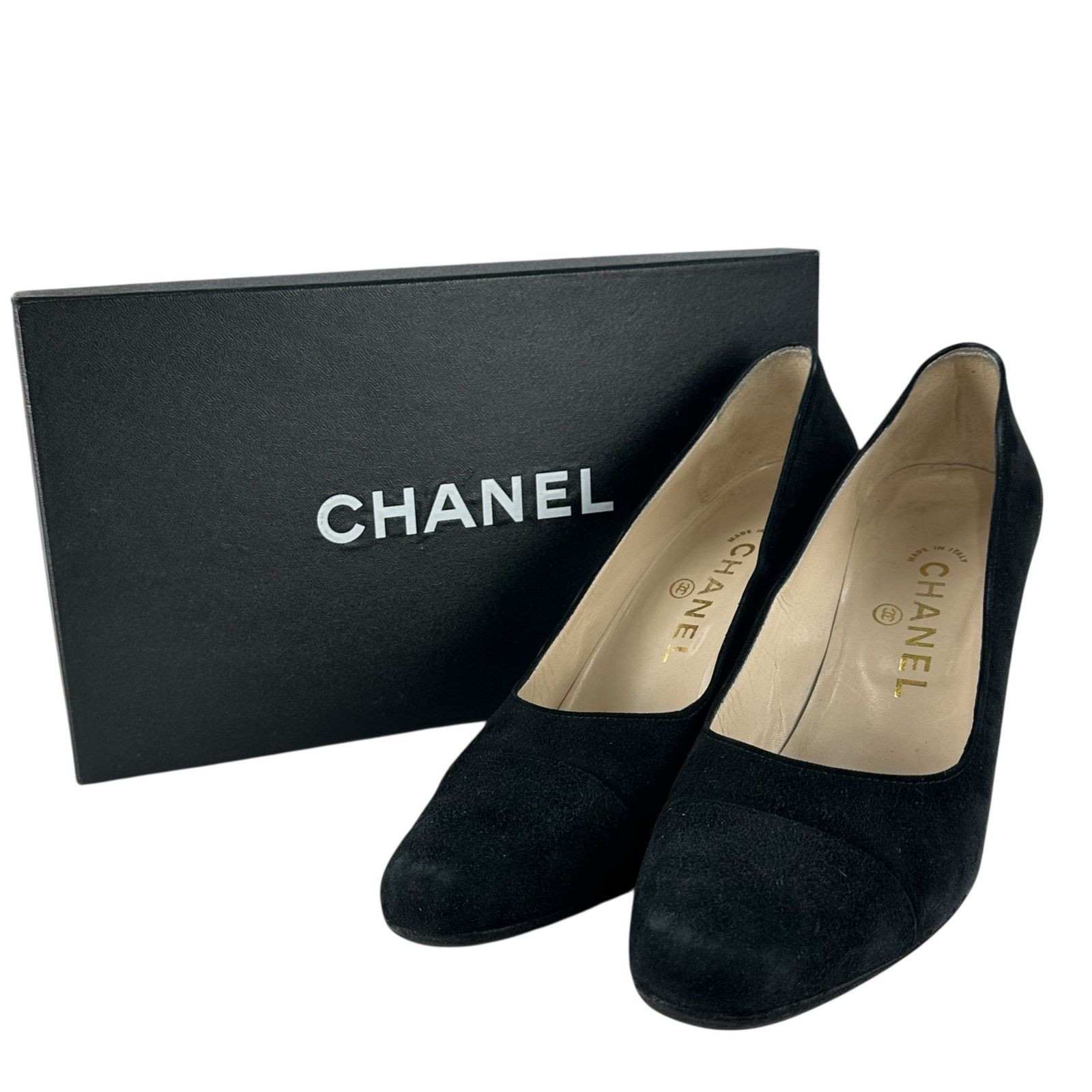 Chanel Chanel Suede Heels Size US 7.5 / IT 37.5 - 2 Thumbnail