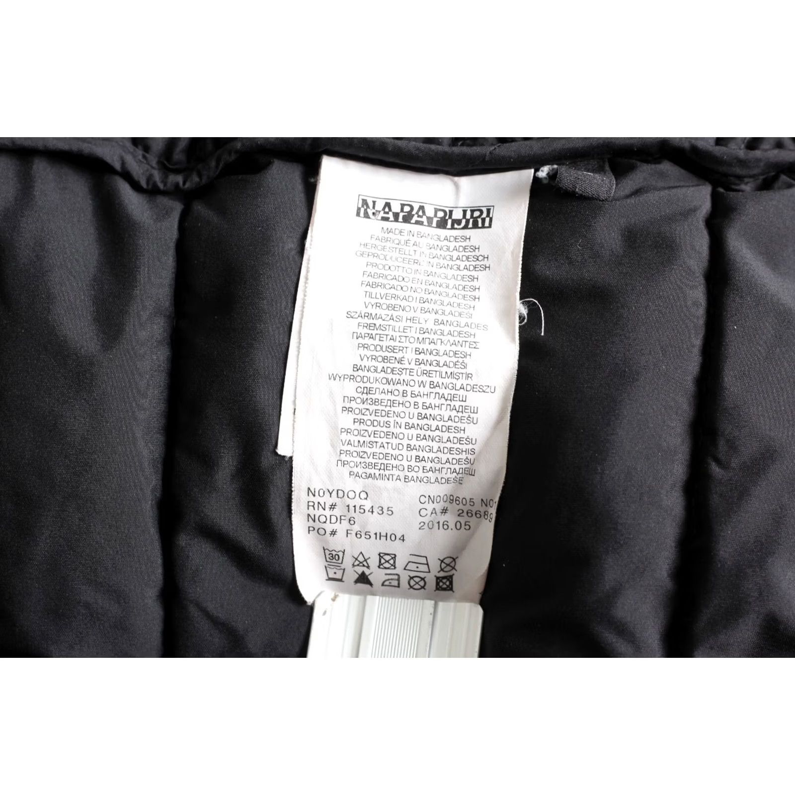 Napapijri Napapijri Jacket Men L Quilted Padded Full Zip Black MJ5558 Size US L / EU 52-54 / 3 - 6 Thumbnail