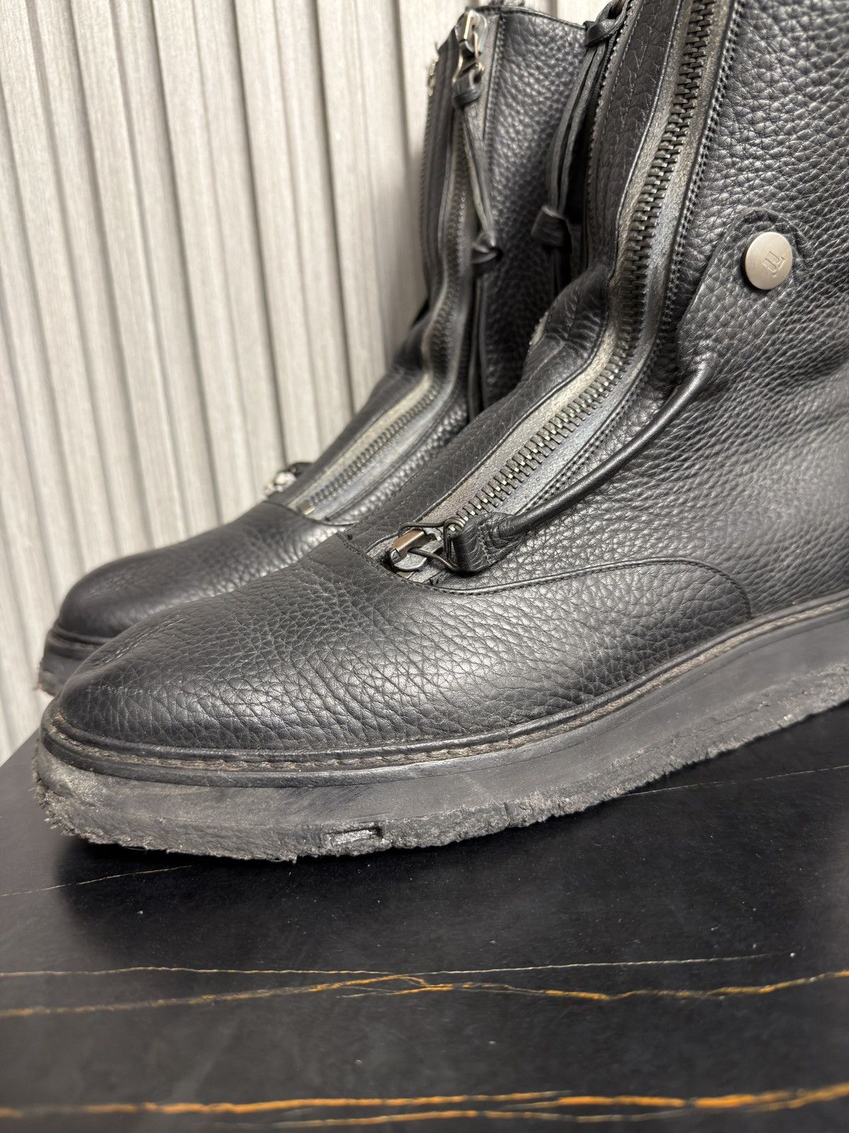Balenciaga 🕷️Front double zip boots Size US 9 / EU 42 - 3 Thumbnail
