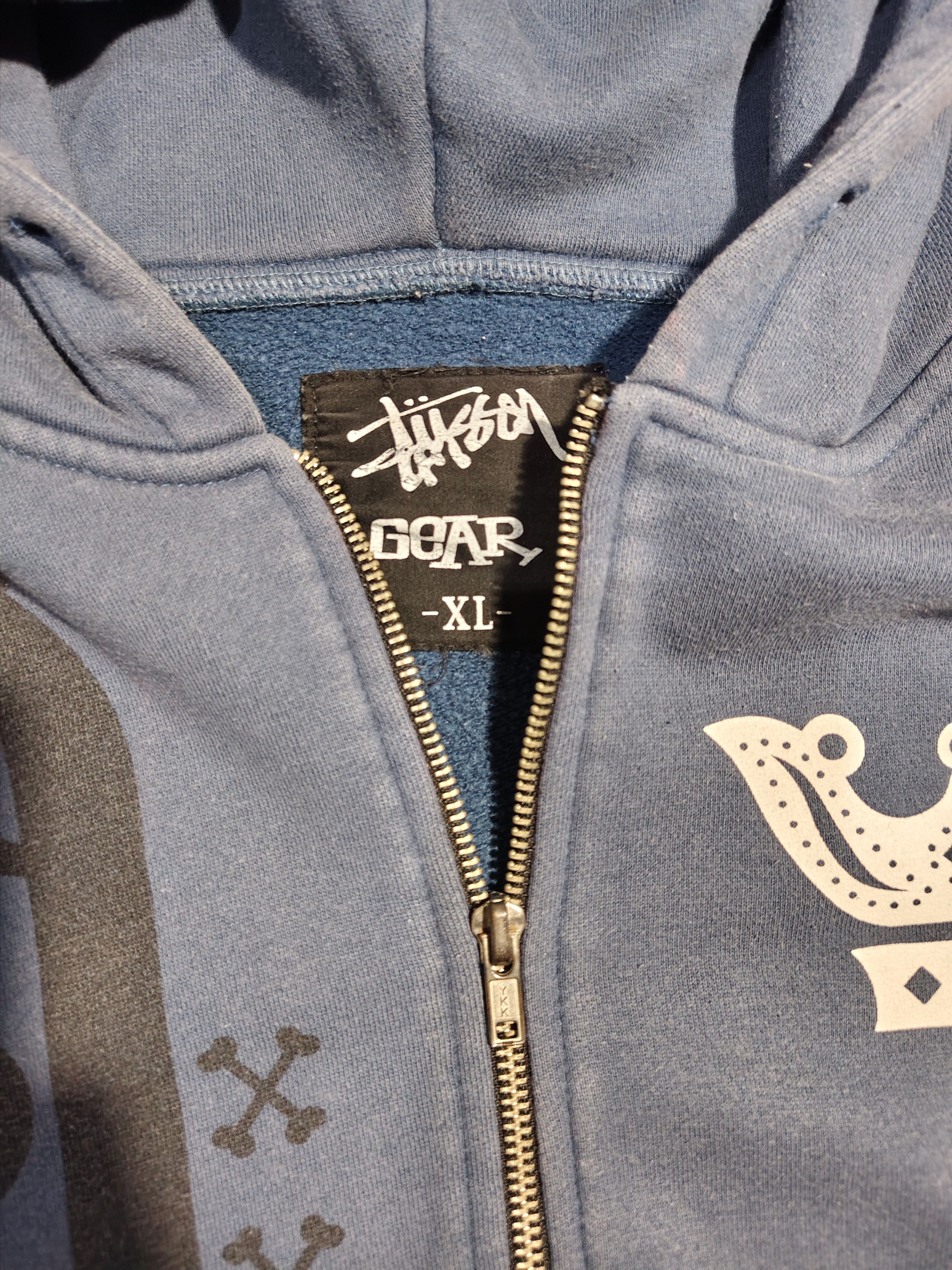 Stussy Vtg Stussy gear NYL MCMLXXX zip hoodie embossed YKK Size US XL / EU 56 / 4 - 3 Thumbnail