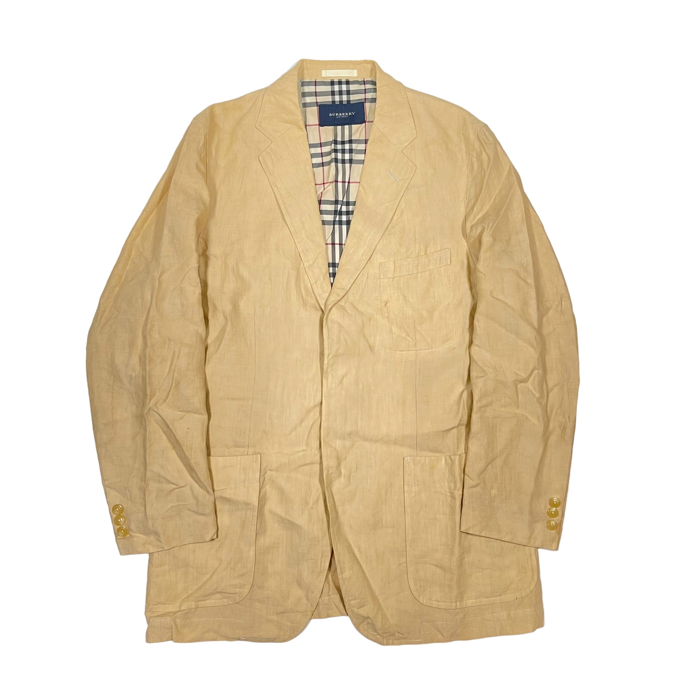 Burberry Nova Check Archive Beige Plaid Jacket
