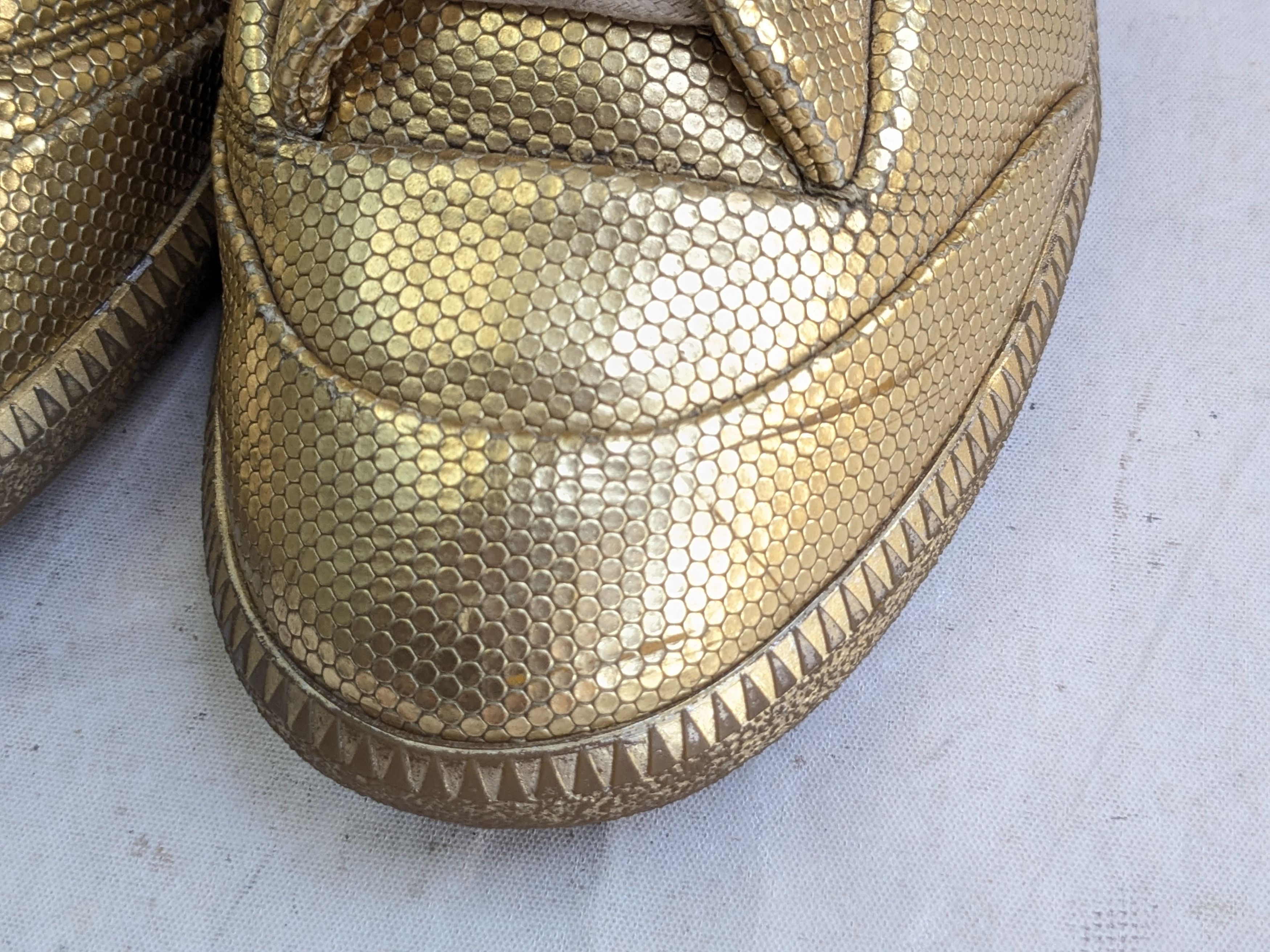 Maison Margiela Maison Margiela Future Gold 8 41 Leather High Tops Size US 8.5 / EU 41-42 - 3 Thumbnail