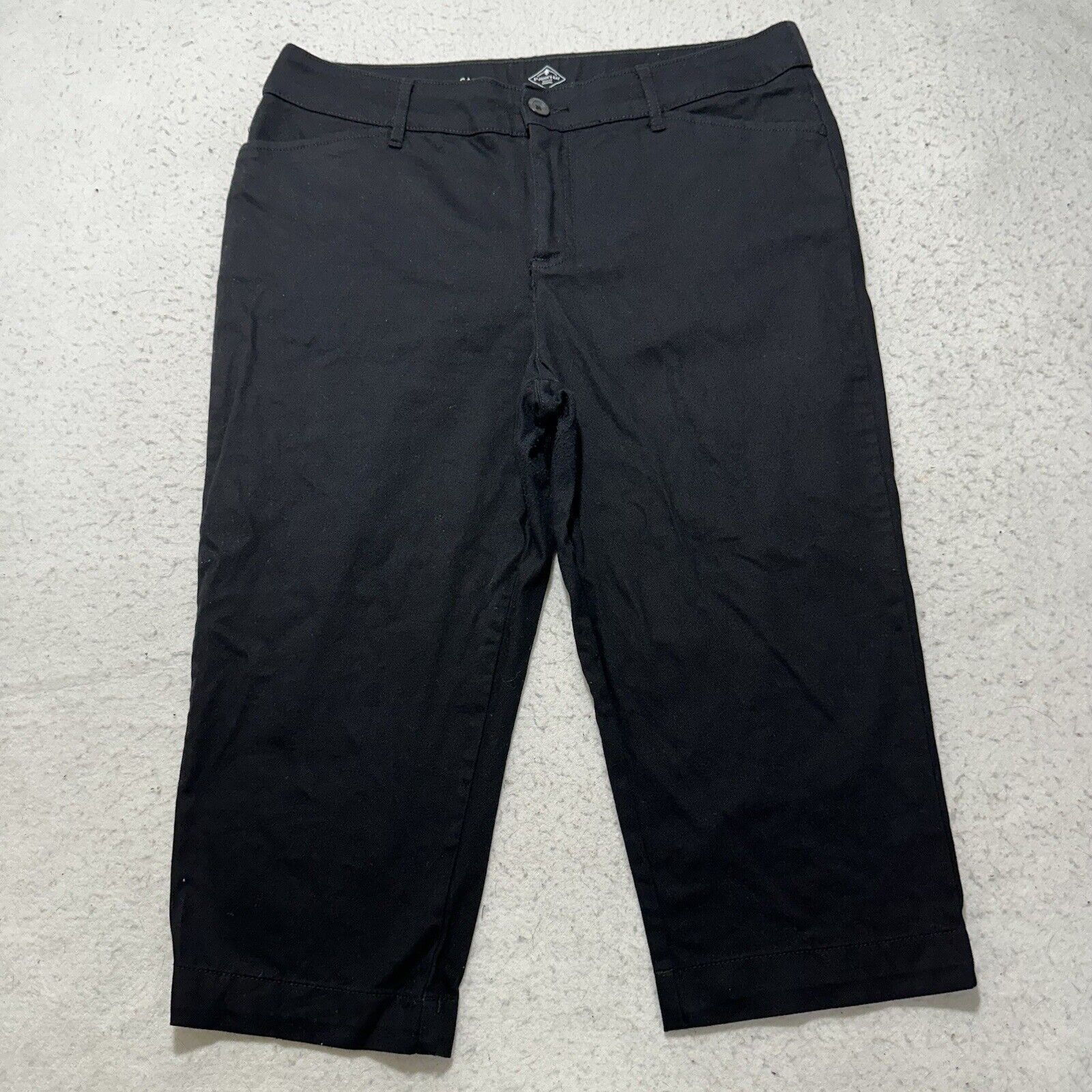 St. Johns Bay St. John's Bay 14 Capri Straight Leg Chino Pants Stretch Size 36" / US 14 / IT 50 - 1 Thumbnail