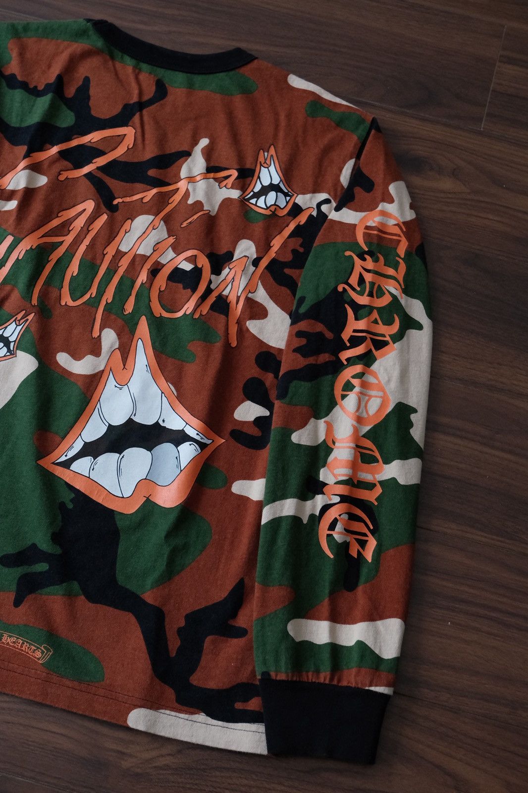 Chrome Hearts Chrome Hearts Matty Boy Camo Caution Long Sleeve Size Large Size US L / EU 52-54 / 3 - 3 Thumbnail