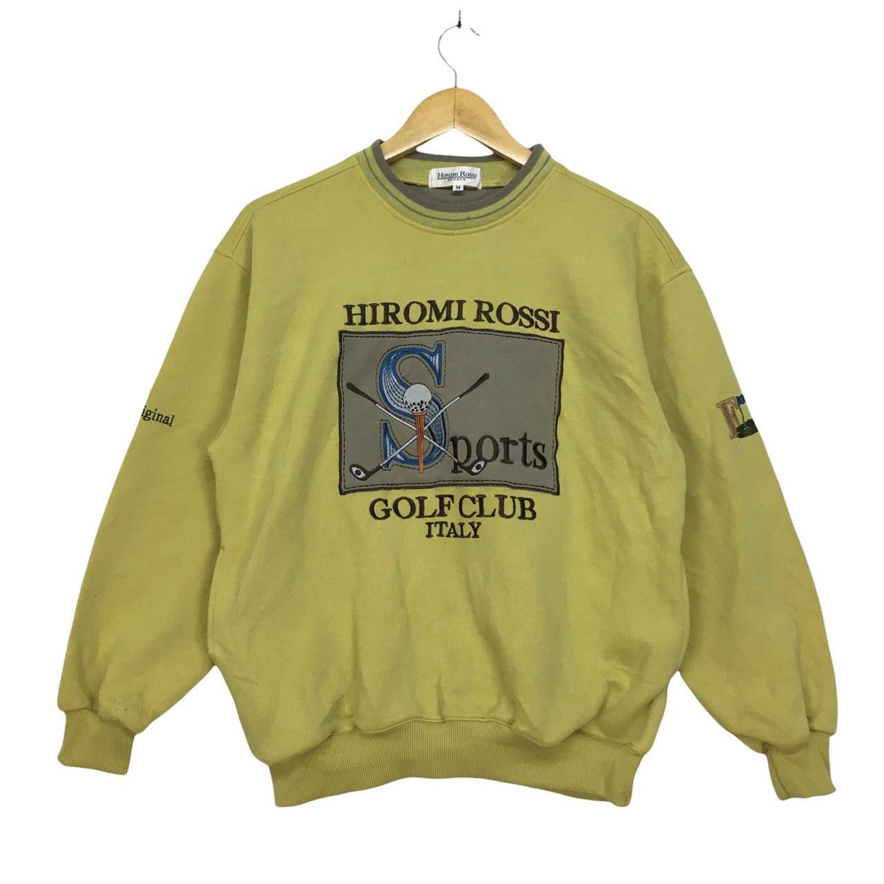 Vintage Vtg HIROMI ROSSI Sports Crewneck Sweatshirt Spell Size US M / EU 48-50 / 2 - 1 Thumbnail