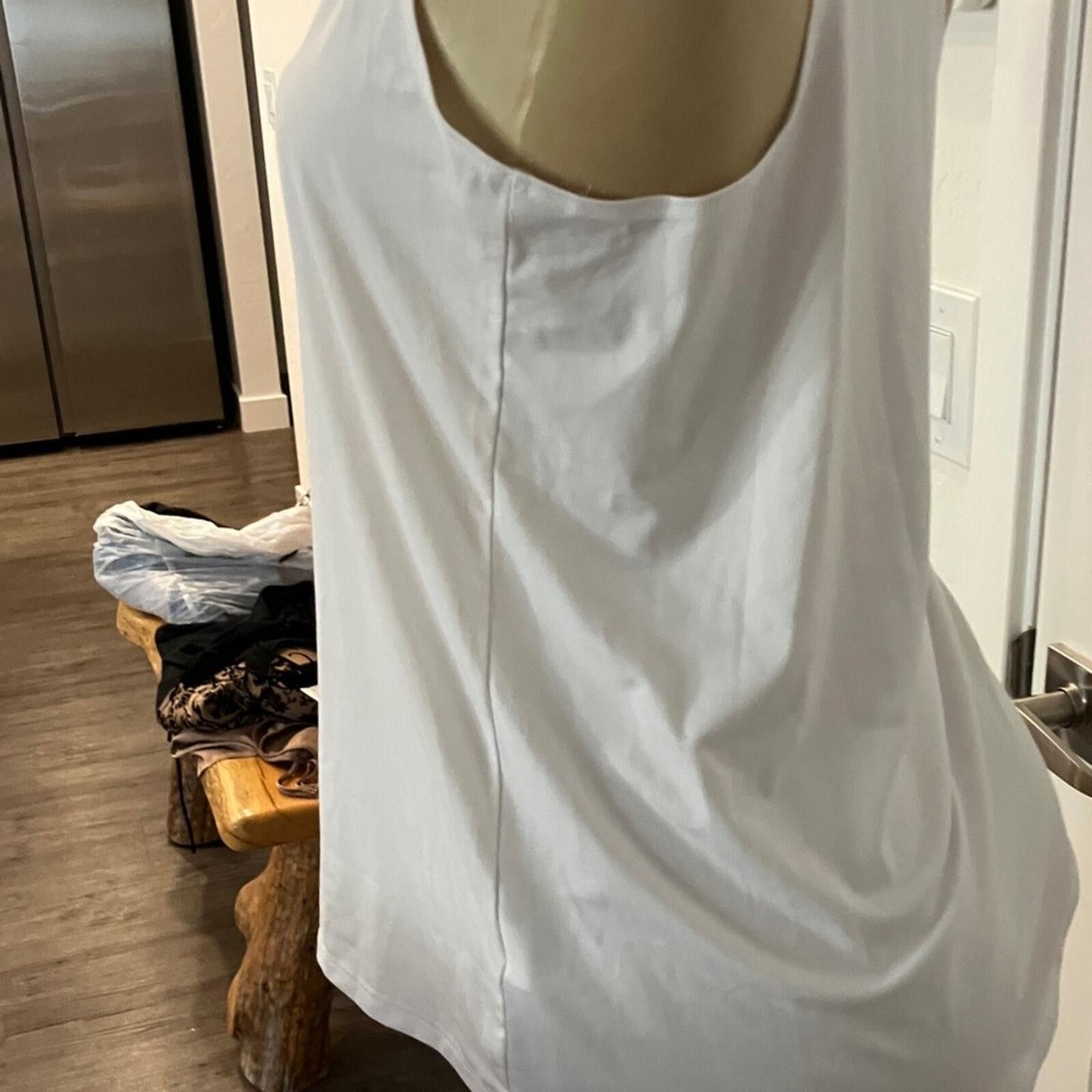 Athletic Works NWOT Athletic Works White Tank Top Size S / US 4 / IT 40 - 4 Thumbnail