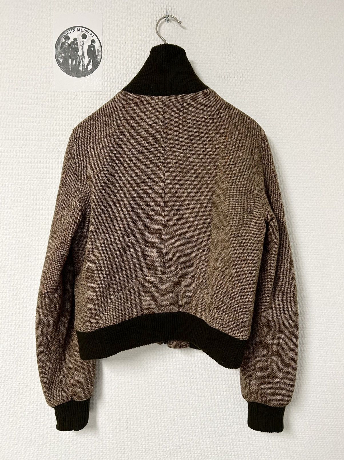 Walter Van Beirendonck AW1998 Down-Filled Tweed Bomber Jacket Size US XS / EU 42 / 0 - 4 Thumbnail