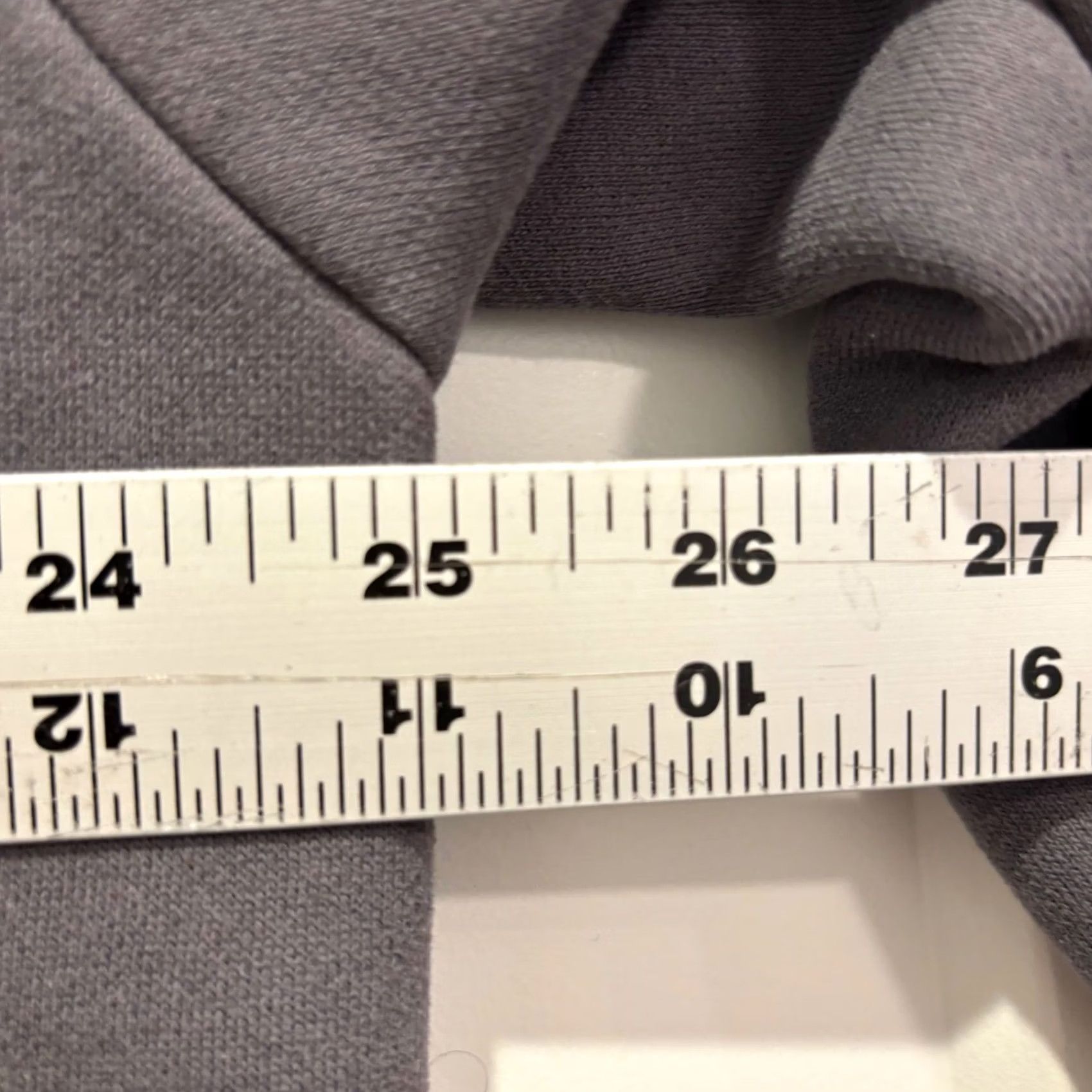 Y/Project White Fox Project 5 Sweatshirt Charcoal Grey Mock Neck Puff Print Logo S/M Womens Pullover Long Sleeve Casual Modern 3D Oversized Fleece Raglan Size M / US 6-8 / IT 42-44 - 5 Thumbnail
