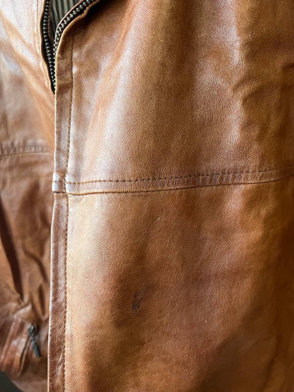 Vintage AVIA TRIX USA CLASSIC AVIATOR BIKER RETRO LEATHER JACKET XL Size US XL / EU 56 / 4 - 12 Thumbnail