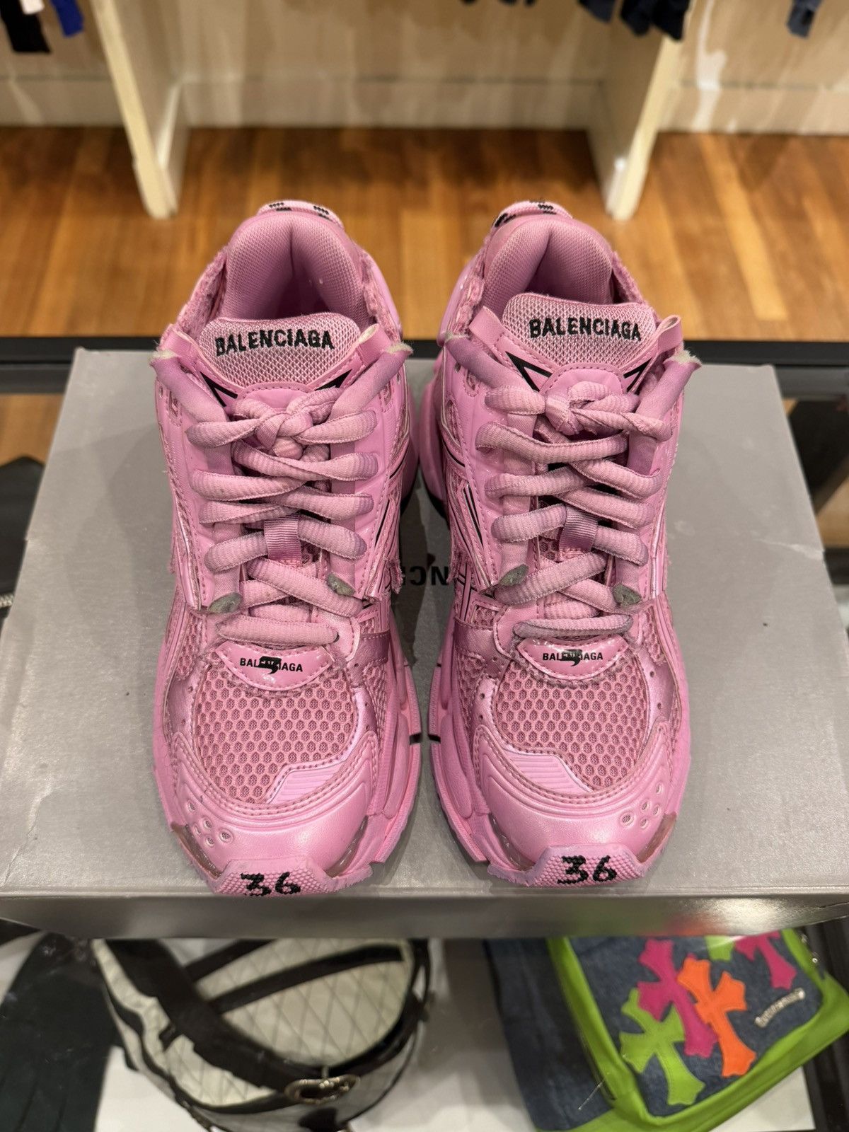 Balenciaga Balenciaga Runner - Pink Size US 6 / IT 36 - 4 Thumbnail