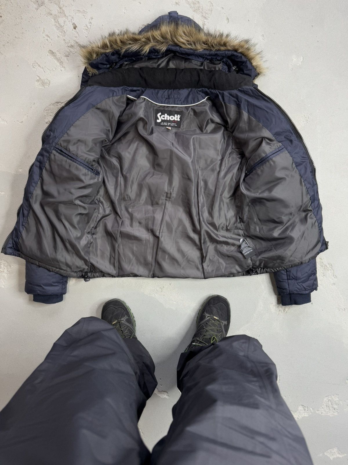Schott × Vintage Vintage Schott N.Y.C USA Snow Ski Outdoor Puffer Down Jacket Size US M / EU 48-50 / 2 - 8 Thumbnail