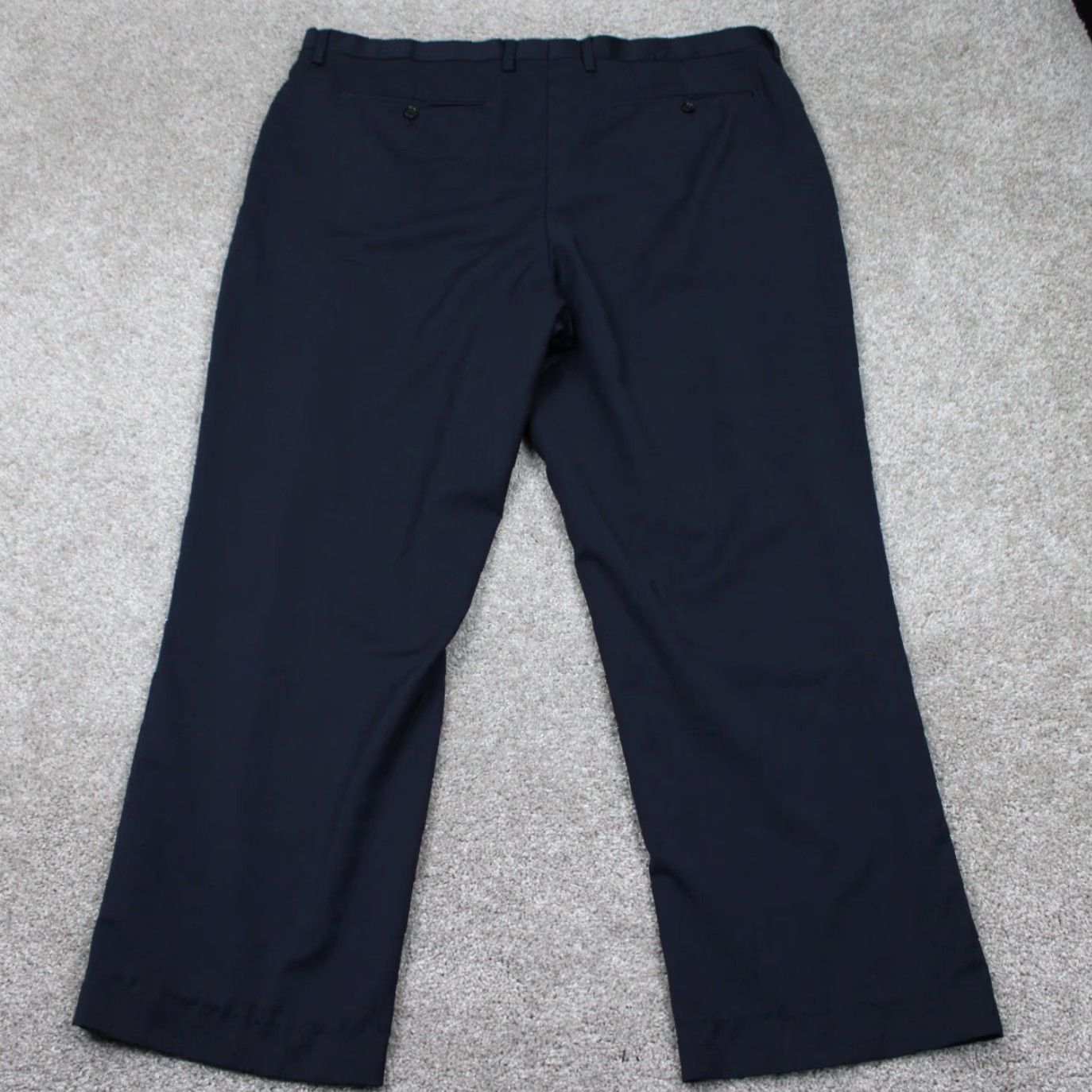 Banana Republic Dress Pants Mens 40x30 Blue Slim Fit Wool Straight Front Dress  Pants Mens UI