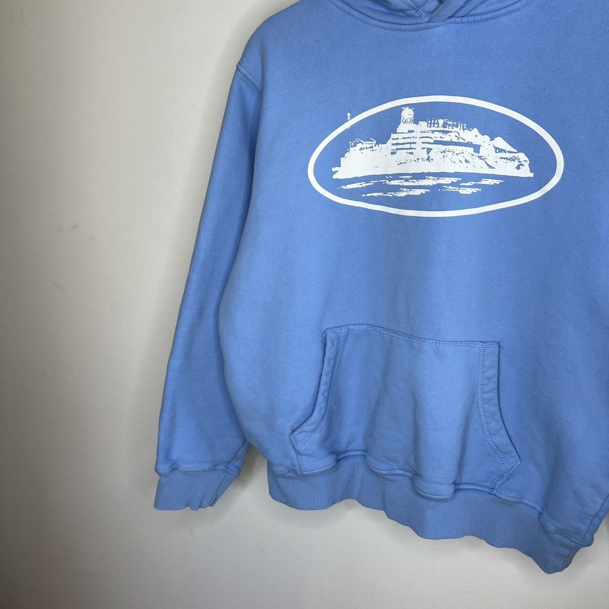 Corteiz Corteiz Blue Y2K Hoodie Big Logo Sweatshirt Size US S / EU 44-46 / 1 - 2 Thumbnail