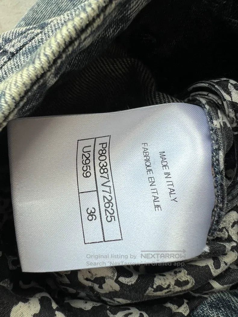 Chanel Chanel 25b floral print jeans Size 24" / US 00 / IT 34 - 4 Thumbnail