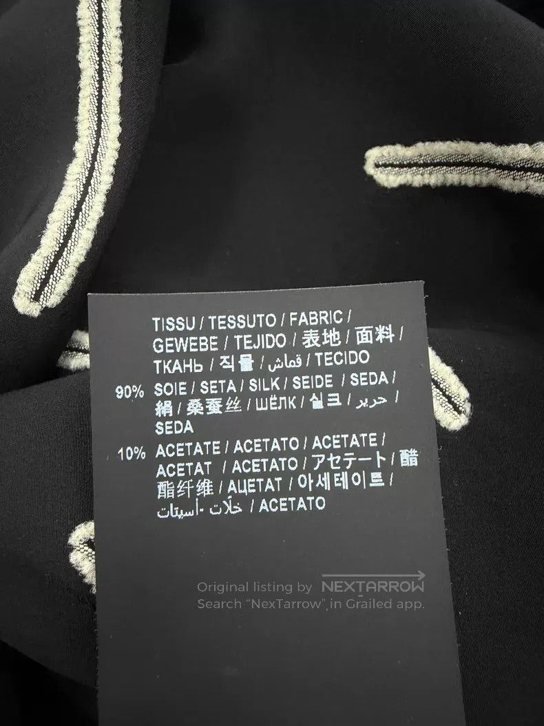 Saint Laurent Paris Saint Laurent Paris Mulberry Silk Twill Embroidered Shirt Size XS / US 0-2 / IT 36-38 - 6 Thumbnail