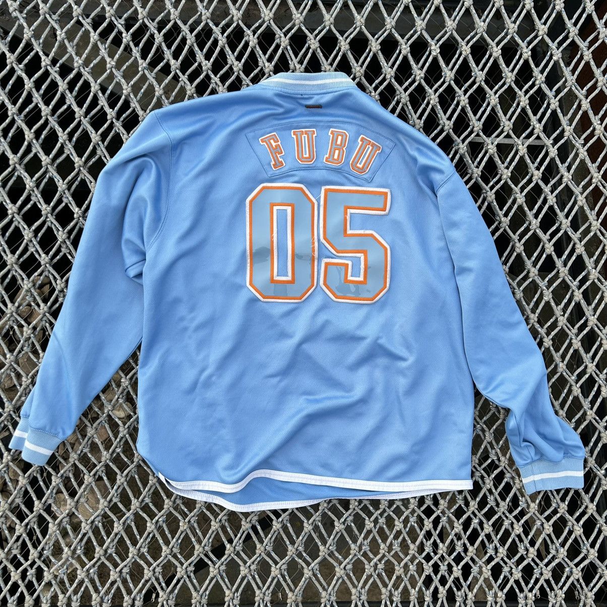 Fubu FUBU Harlem 05 Vintage Hockey USA Jersey Longsleeve Size US XL / EU 56 / 4 - 16 Thumbnail
