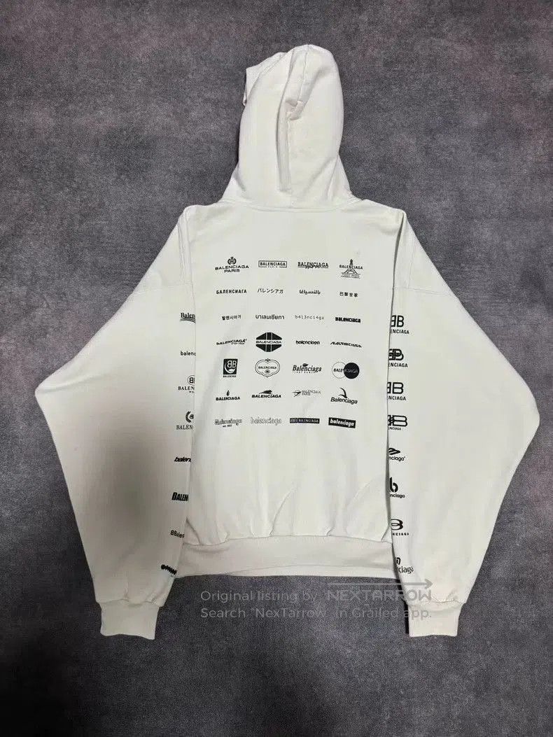 Balenciaga Balenciaga Logo Print Hoodie XS. Size US XS / EU 42 / 0 - 2 Thumbnail