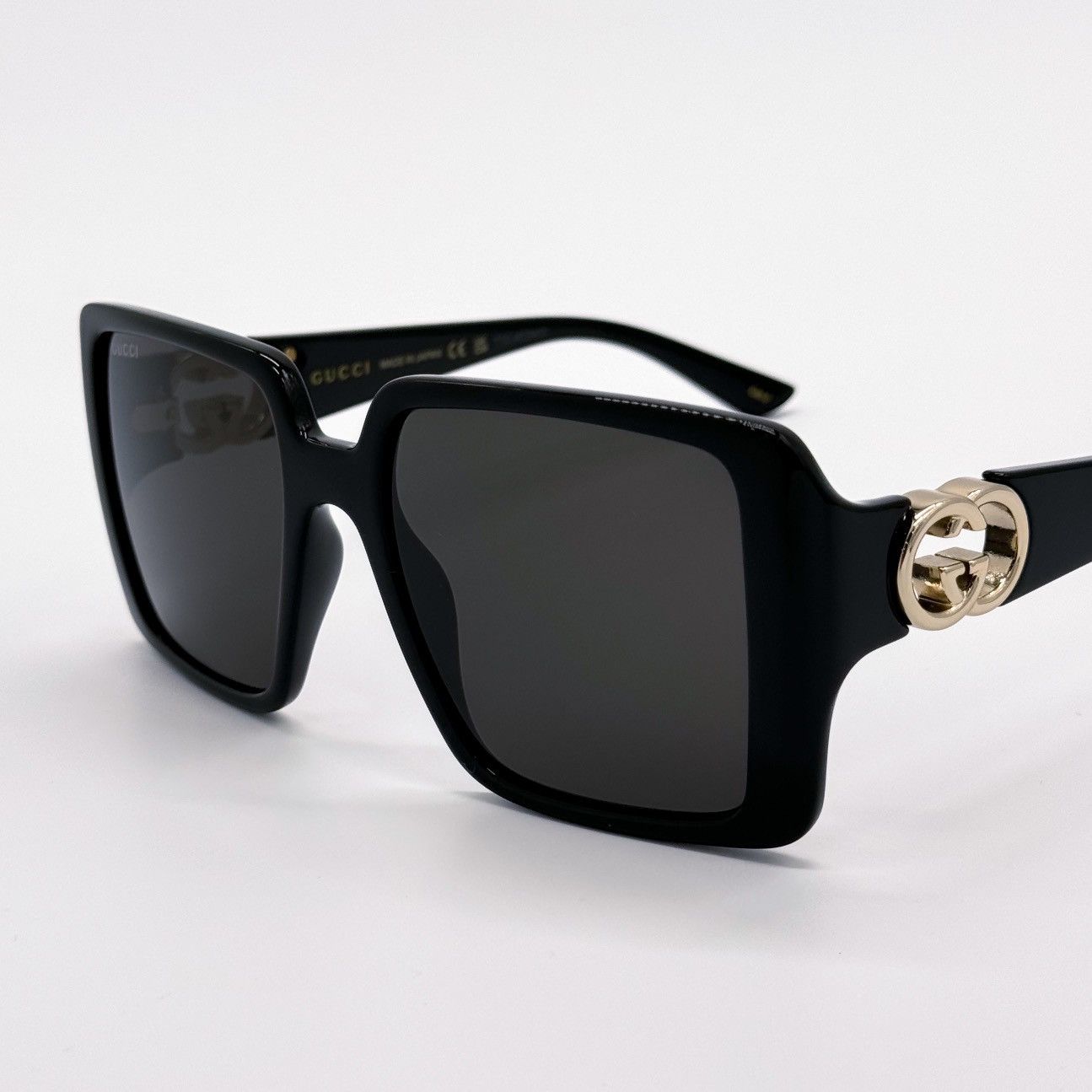 Gucci NEW GUCCI GG1692S 001 SQUARE BLACK GREY WOMEN SUNGLASSES Size ONE SIZE - 6 Thumbnail
