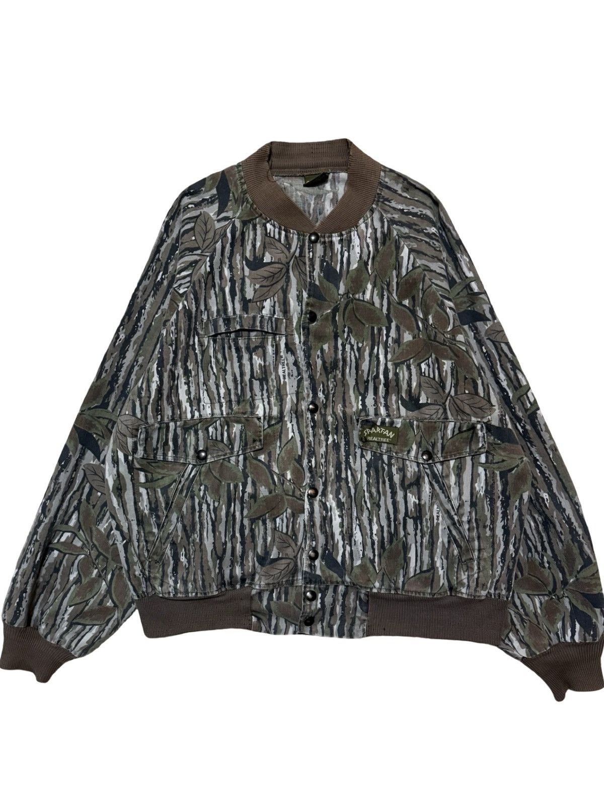 Vintage 80s Spartan Real Tree Camo Size US L / EU 52-54 / 3 - 1 Thumbnail