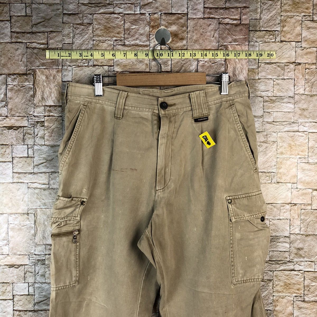 Japanese Brand Work Box utility tactical Cargo Multipocket Pants #A1140 Size US 32 / EU 48 - 4 Thumbnail