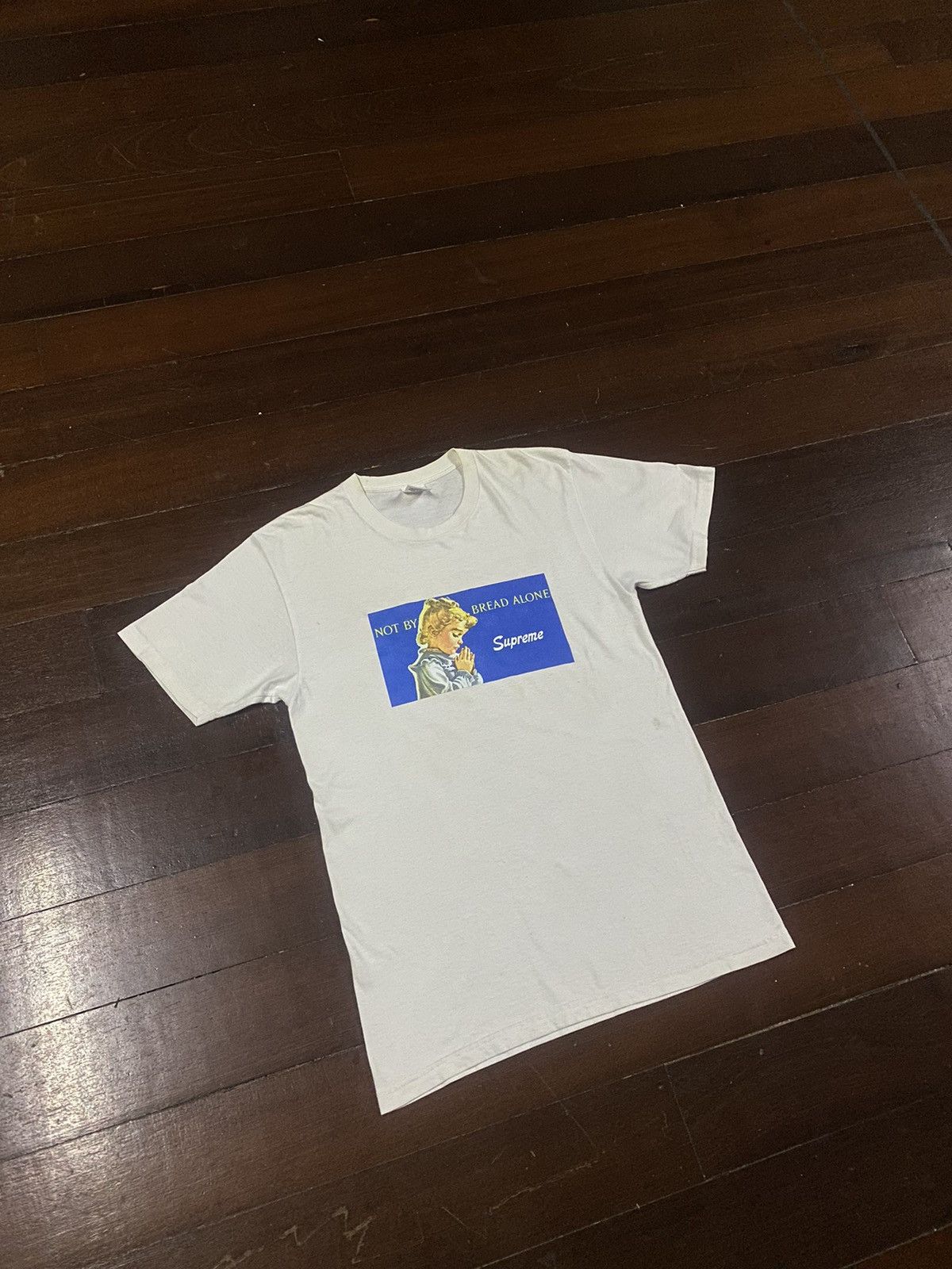 Supreme Supreme Not By Bread Alone Tee Shirt white Size US M / EU 48-50 / 2 - 3 Thumbnail