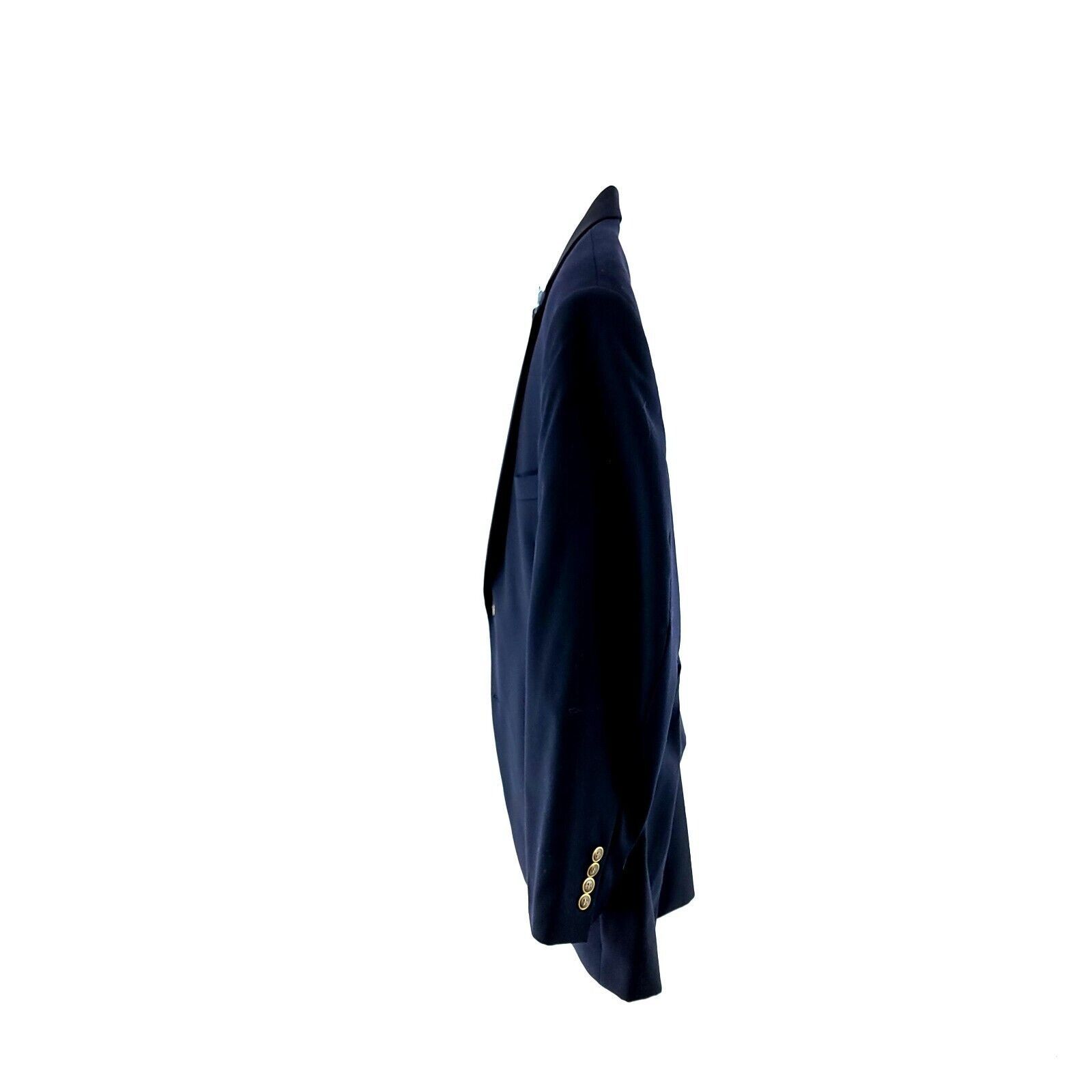 Joseph & Feiss Joseph & Feiss Gold Classic Fit Wool Blue 2 Button Blazer Me Size 50R - 5 Thumbnail