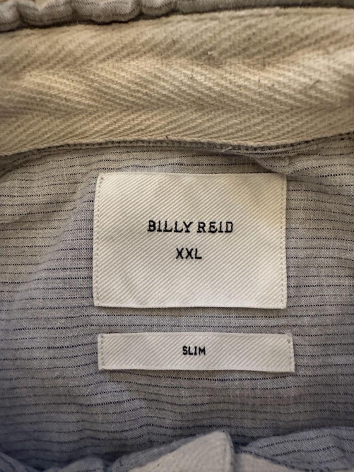 Billy Reid Billy Reid Gray Stripe Short Sleeve Shirt XL Size US XL / EU 56 / 4 - 3 Thumbnail
