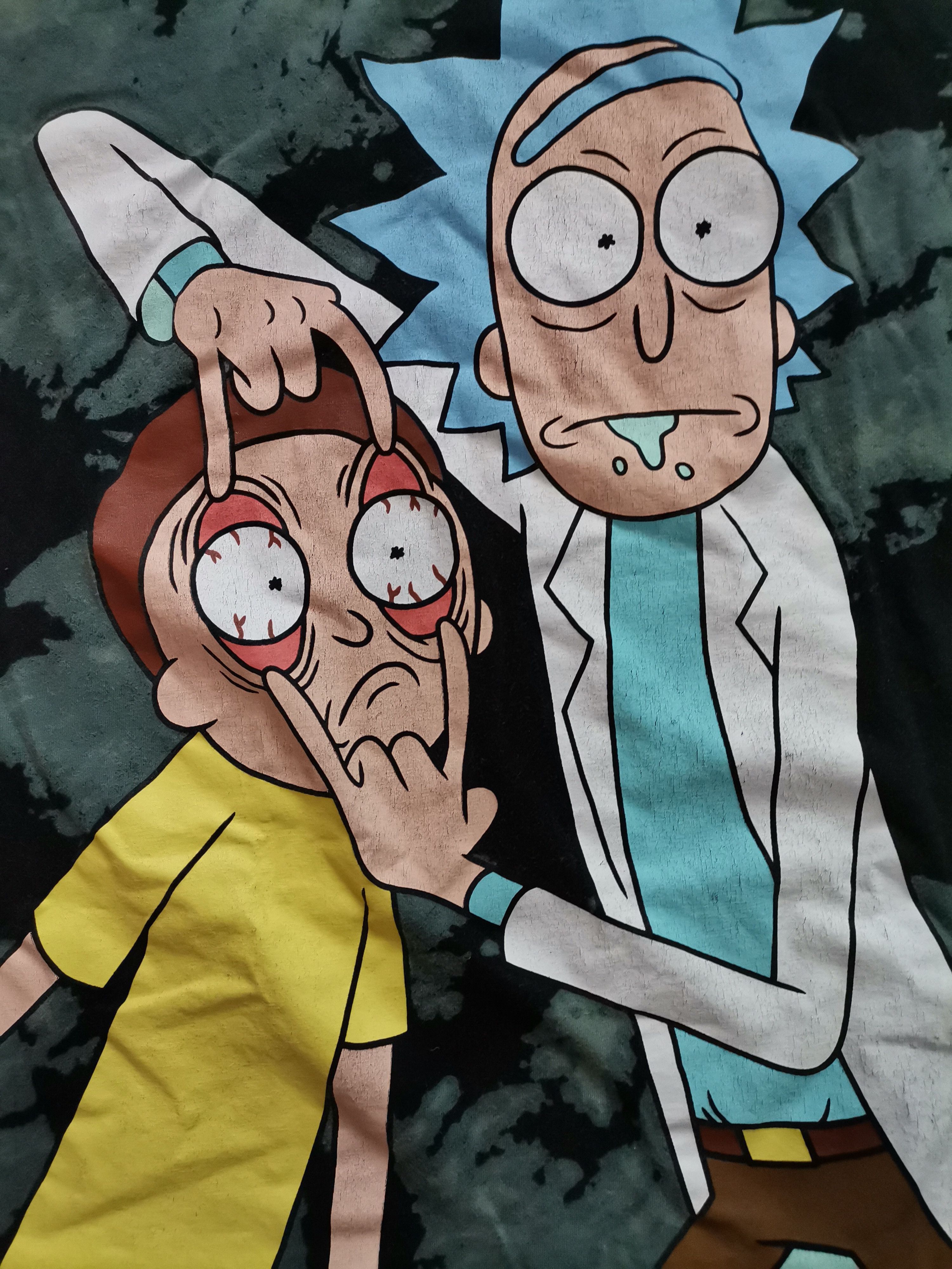 Cartoon Network Rick and Morty Tie Dye Tee Size US XL / EU 56 / 4 - 2 Thumbnail