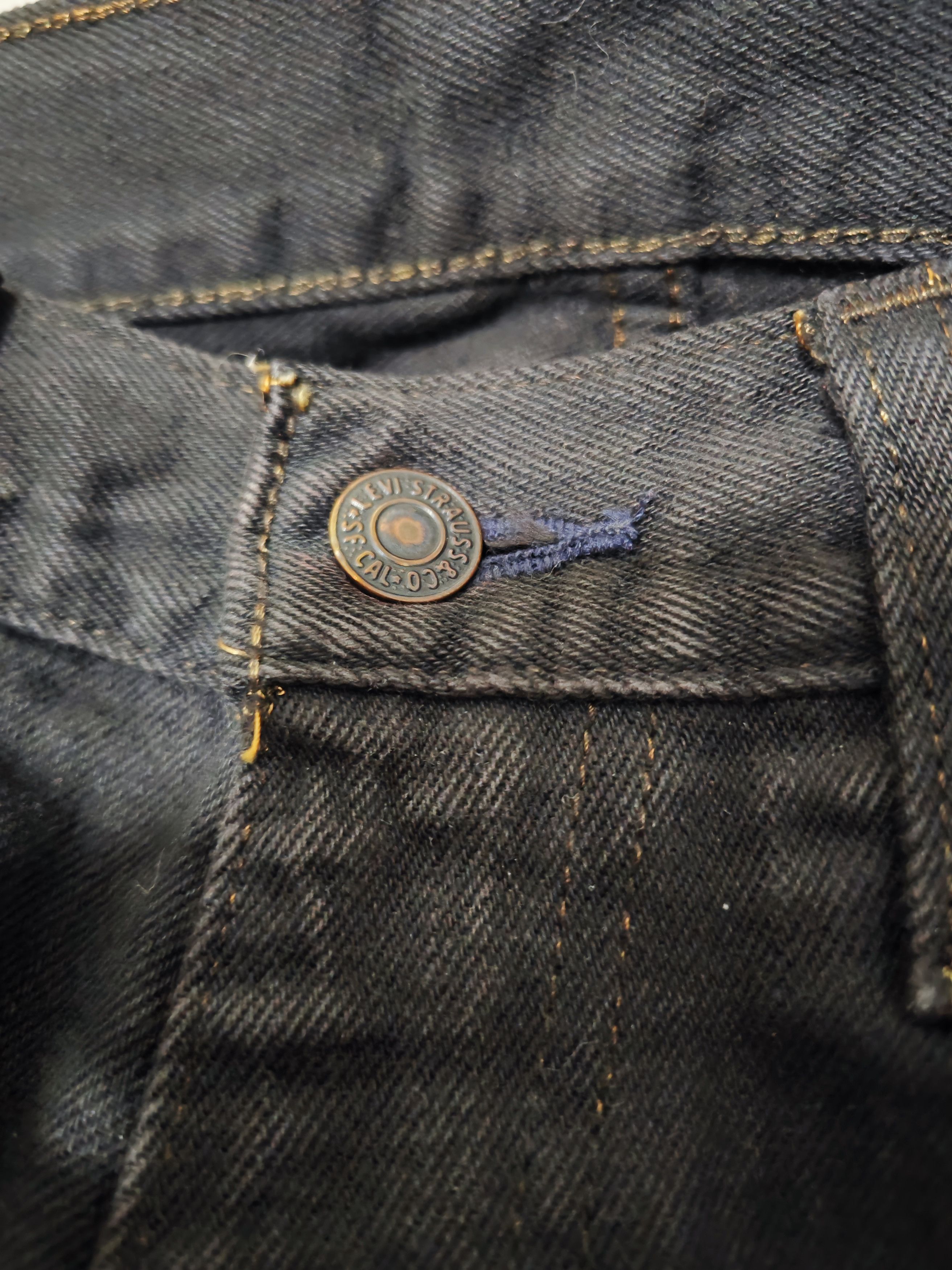 LVC Levis vintage clothing LVC black destroyed jeans Size US 30 / EU 46 - 13 Thumbnail