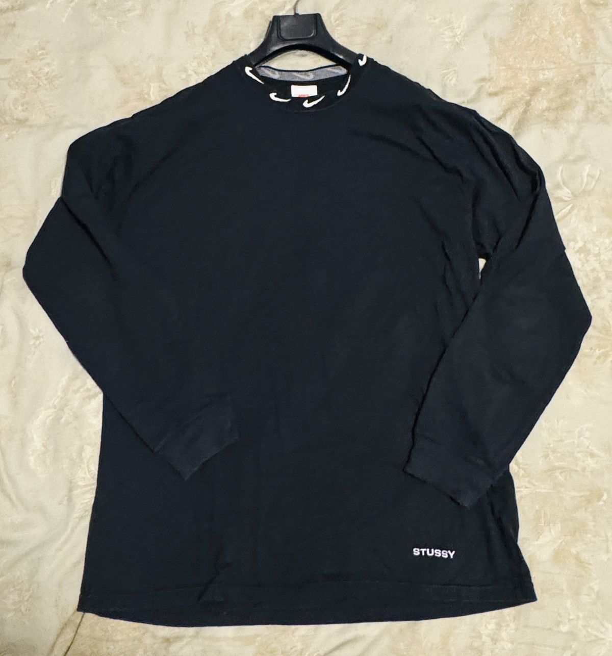 Nike x Stussy Long Sleeve Top Black Lサイズ Nike x Stussy Long