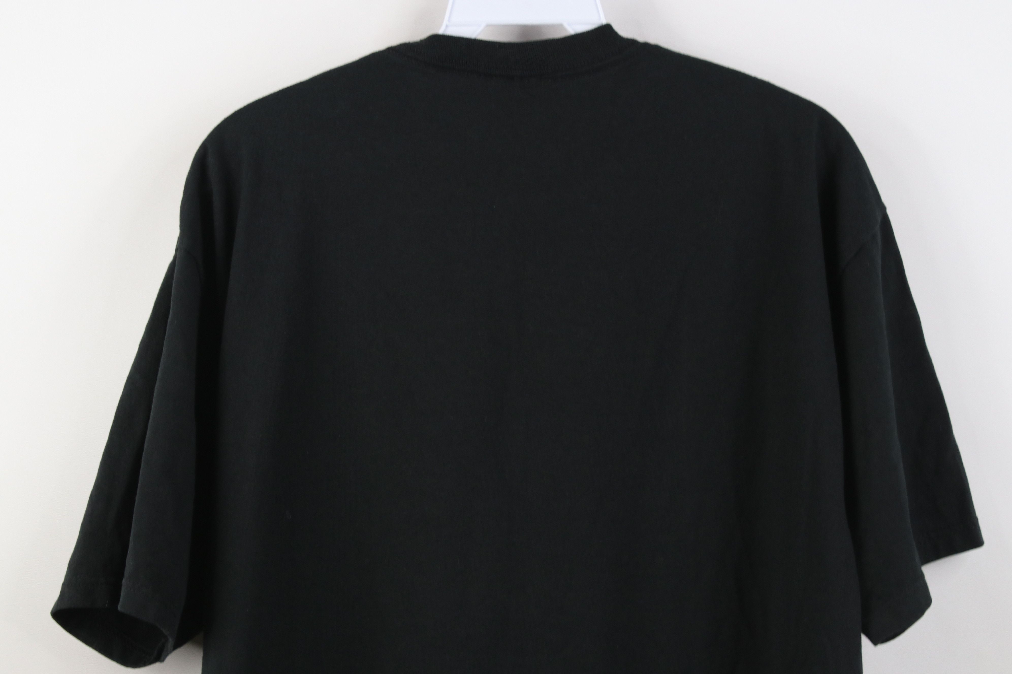 Vintage Vintage 90s Streetwear Blank Short Sleeve T-Shirt Black USA Size M / US 6-8 / IT 42-44 - 12 Thumbnail