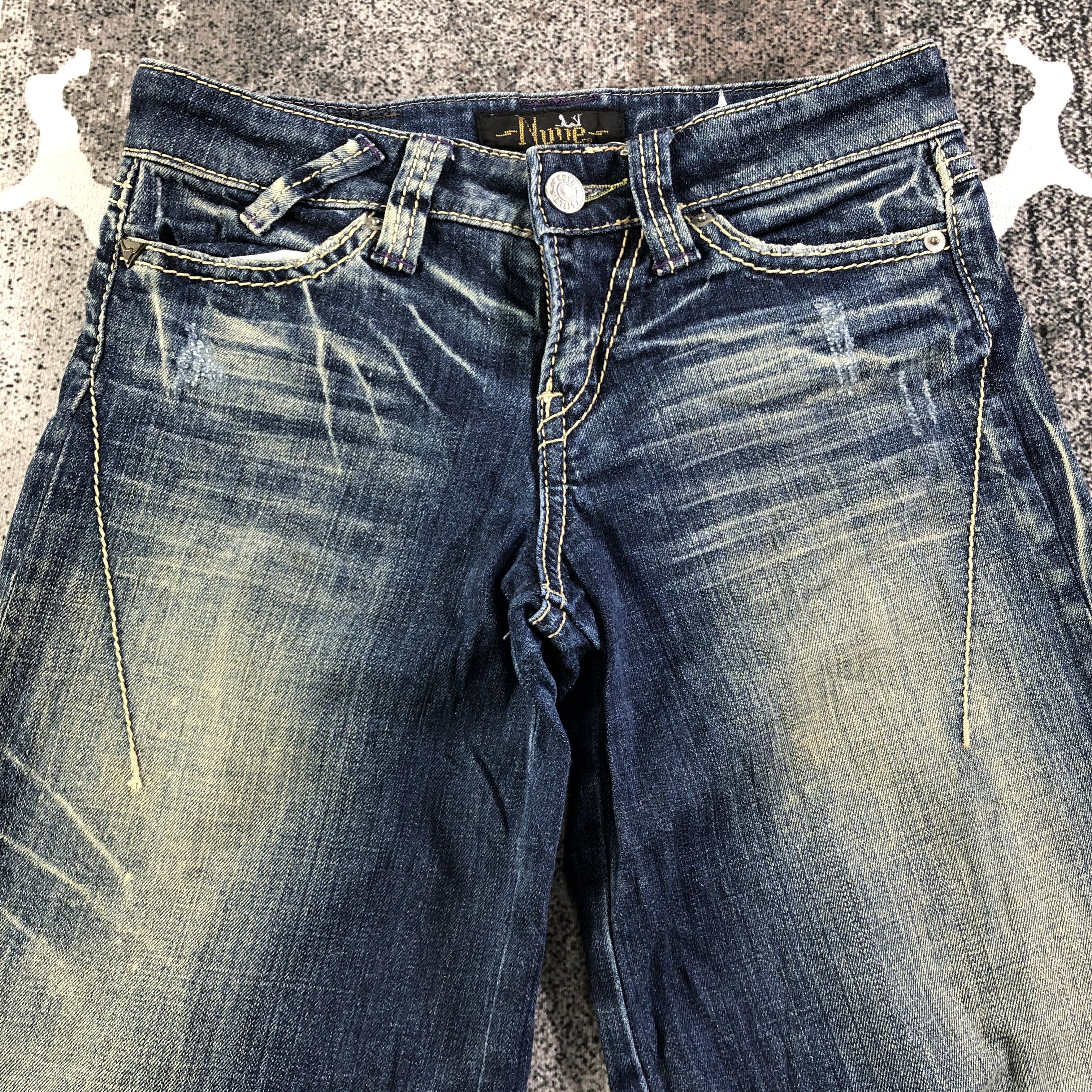 Japanese Brand Japanese Brand Nove Faded Flared Jeans KJ2108 Size 28" / US 6 / IT 42 - 3 Thumbnail