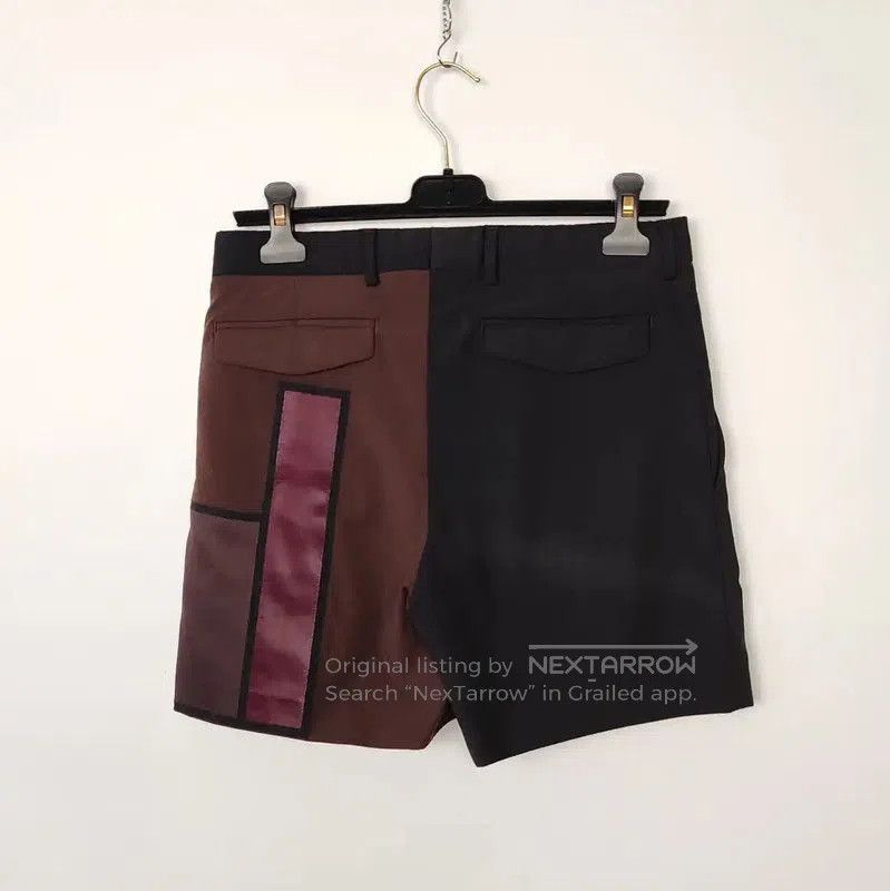 Dior Dior Black Wool Women's Shorts with Color Blocks . Size 27" / US 4 / IT 40 - 2 Thumbnail