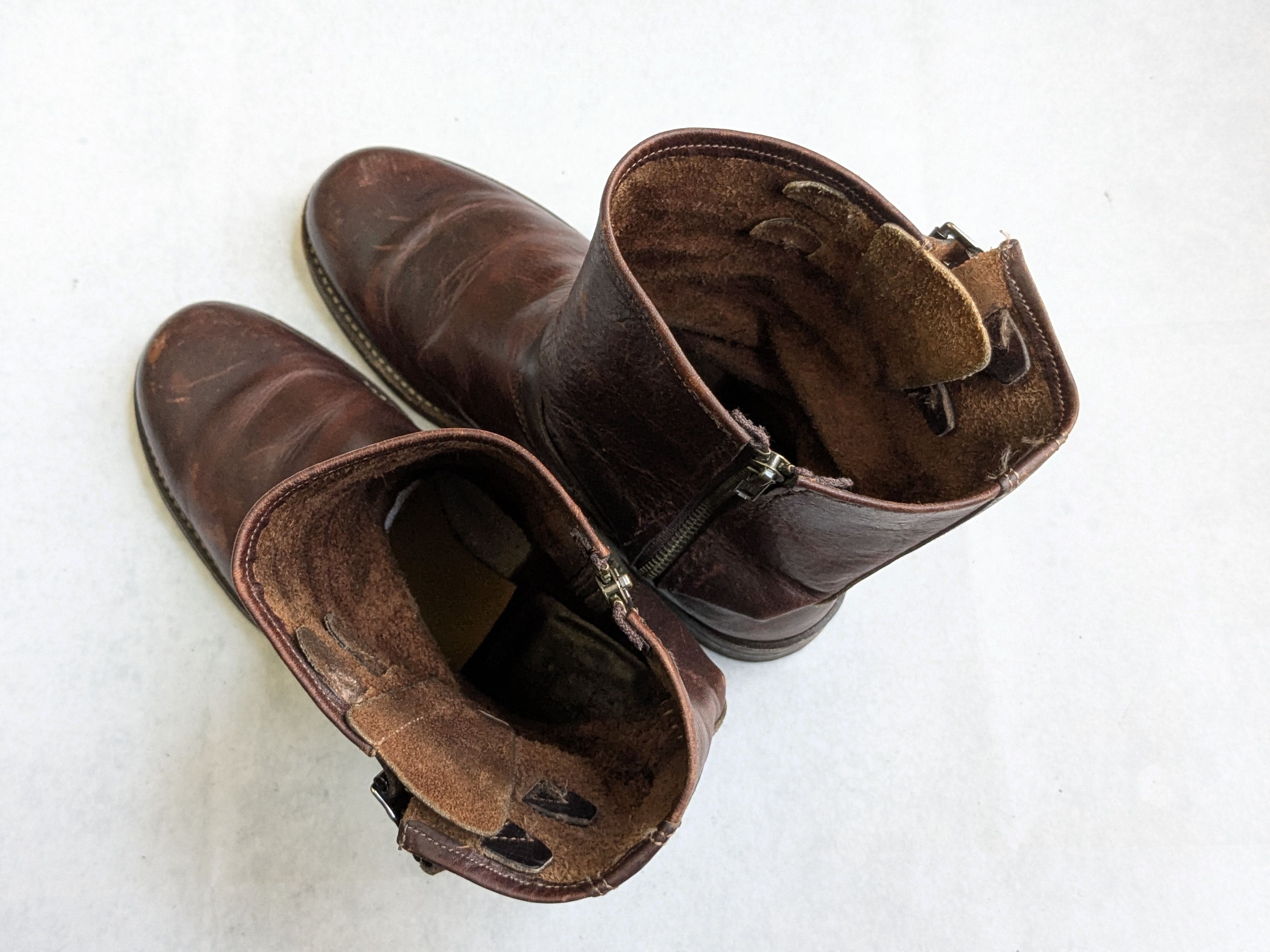 Frye Frye Engineer Boots Brown Leather 9 M Buckle Size US 9 / EU 42 - 15 Thumbnail