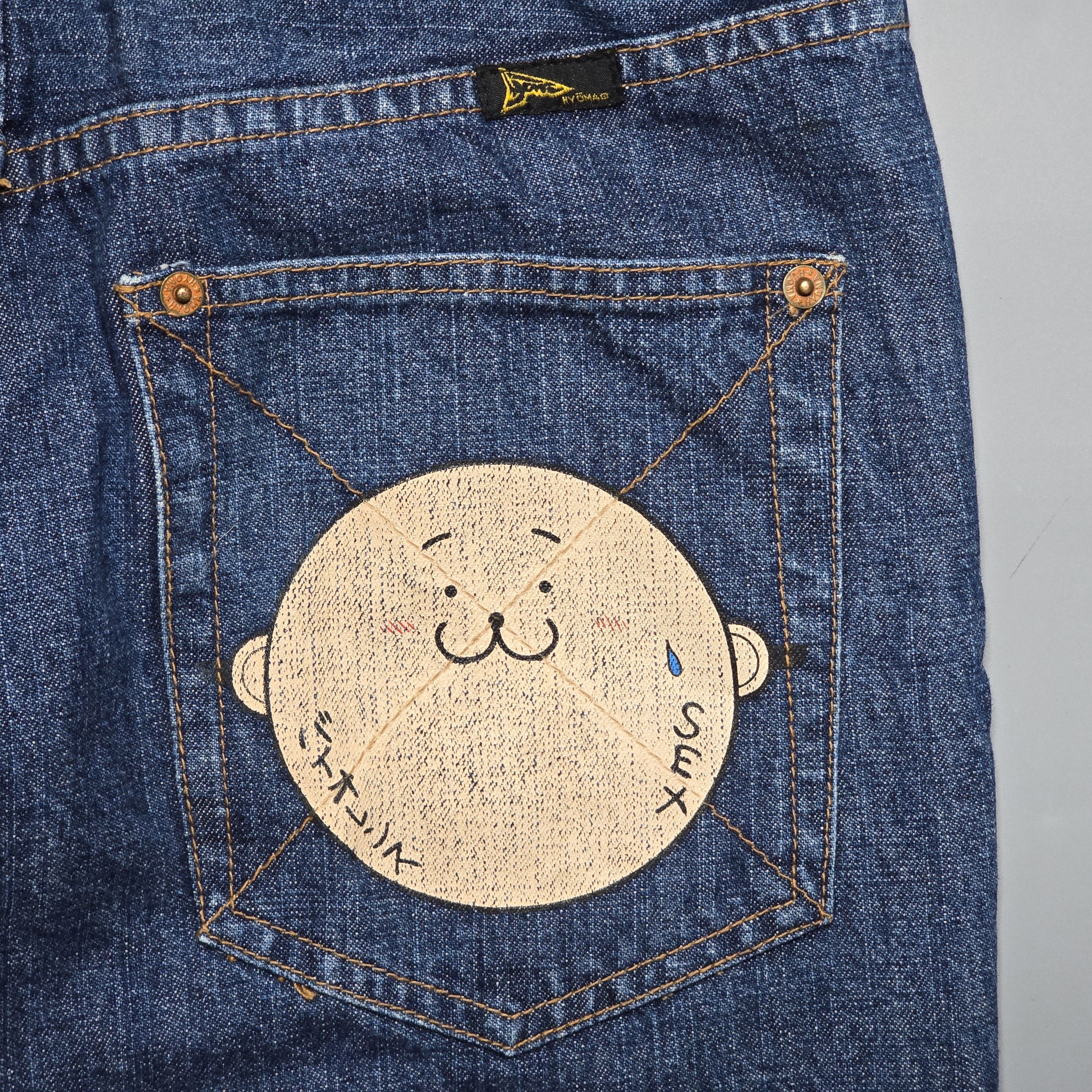 20471120 20471120 - Hyoma "Sex" Blue Jeans Size US 28 / EU 44 - 6 Thumbnail