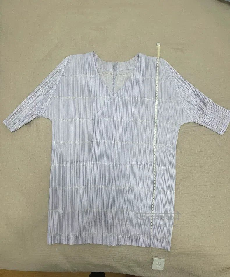 Issey Miyake Issey Miyake Purple Bamboo Joint Cardigan Size L / US 10 / IT 46 - 6 Thumbnail
